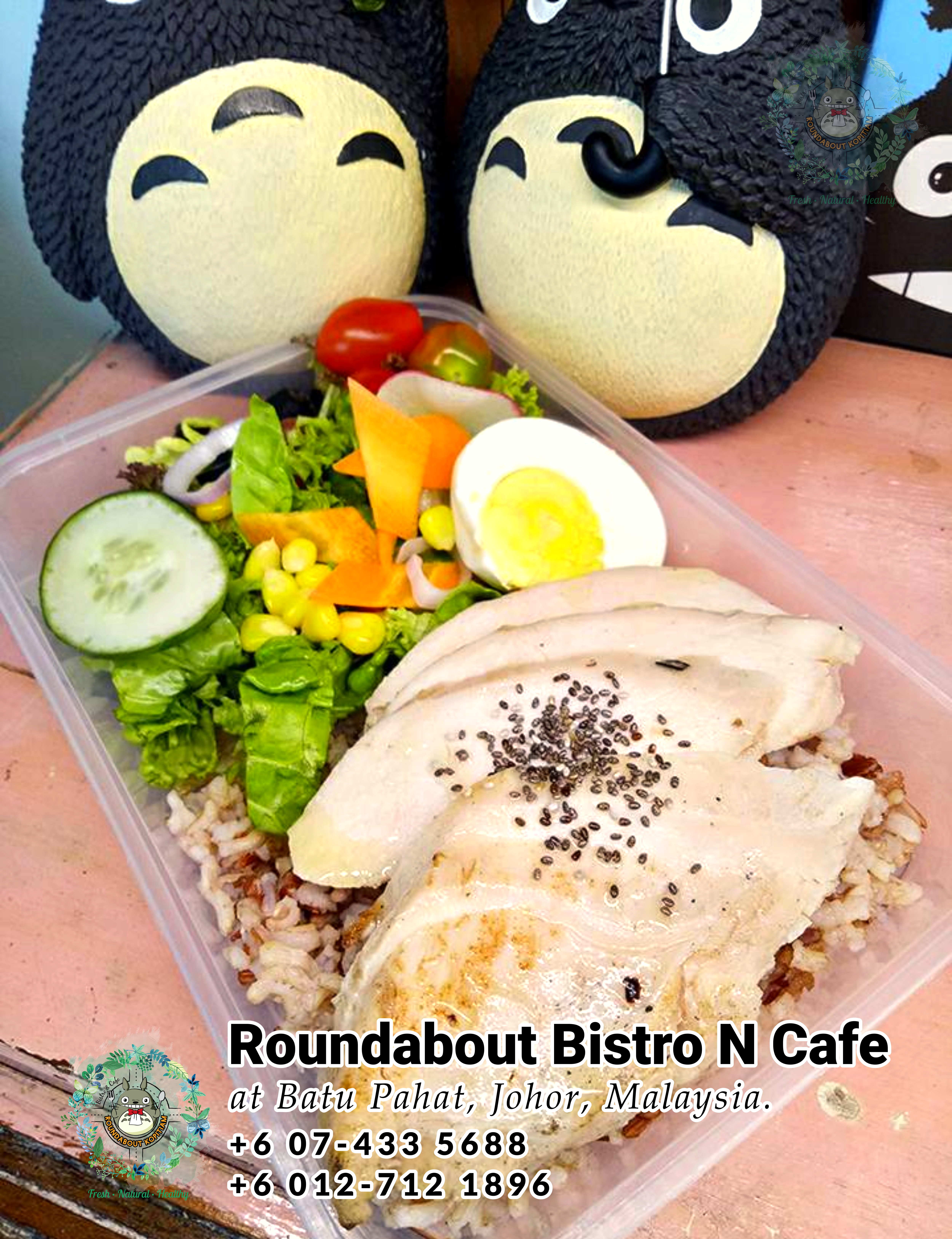 Batu Pahat Roundabout Bistro N Cafe Malaysia Johor Batu Pahat Totoro Cafe Historical Building Cafe Batu Pahat Landmark Buffet Birthday Party Wedding Function Event Kopitiam PB01-18