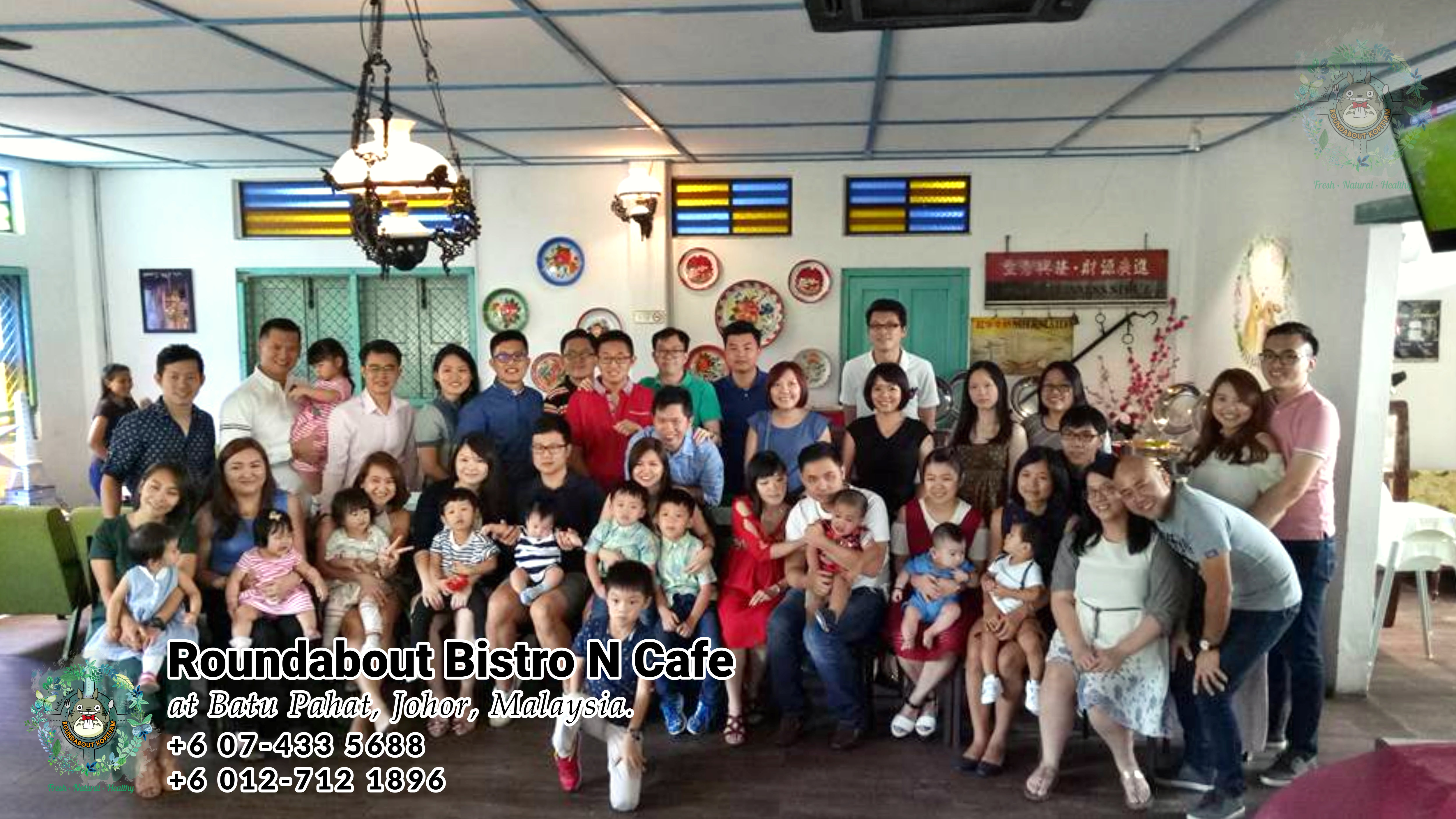 Bufet Batu Pahat Roundabout Bistro N Cafe Malaysia Johor Batu Pahat Totoro Kafe Bangunan Bersejarah Kafe Batu Pahat Landmark Hari Lahir Parti Perkahwinan Acara Kopitiam PC01-02