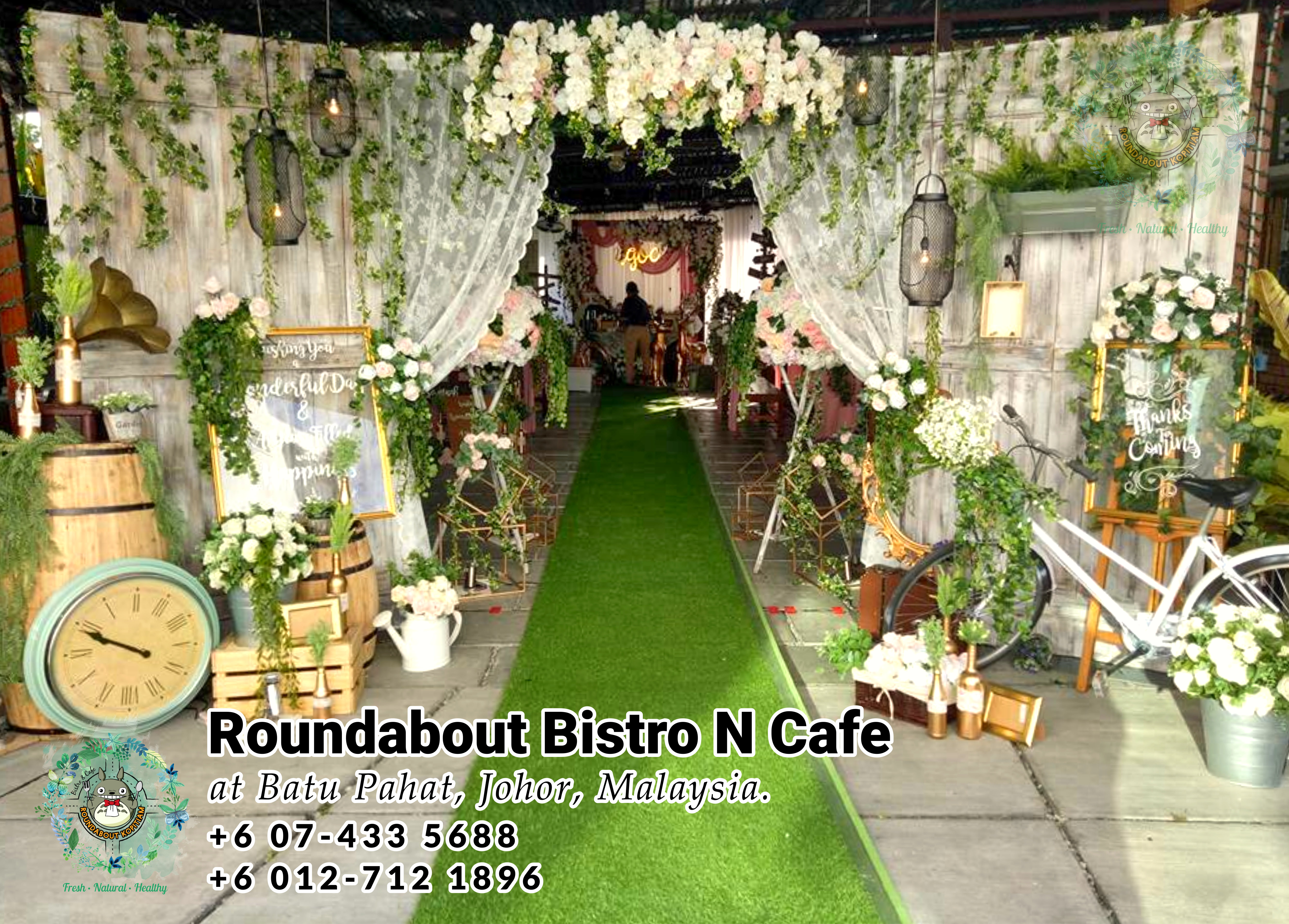 Bufet Batu Pahat Roundabout Bistro N Cafe Malaysia Johor Batu Pahat Totoro Kafe Bangunan Bersejarah Kafe Batu Pahat Landmark Hari Lahir Parti Perkahwinan Acara Kopitiam PC01-12
