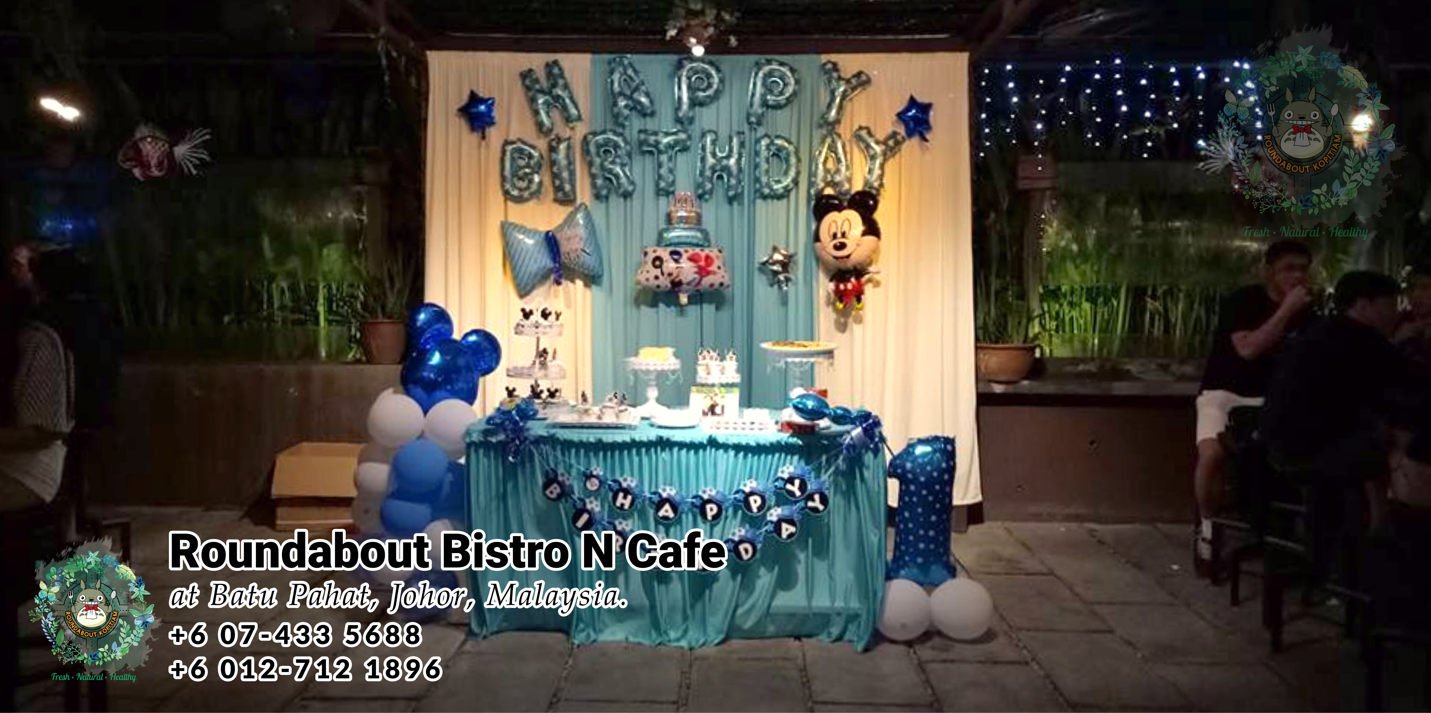 Bufet Batu Pahat Roundabout Bistro N Cafe Malaysia Johor Batu Pahat Totoro Kafe Bangunan Bersejarah Kafe Batu Pahat Landmark Hari Lahir Parti Perkahwinan Acara Kopitiam PC01-17