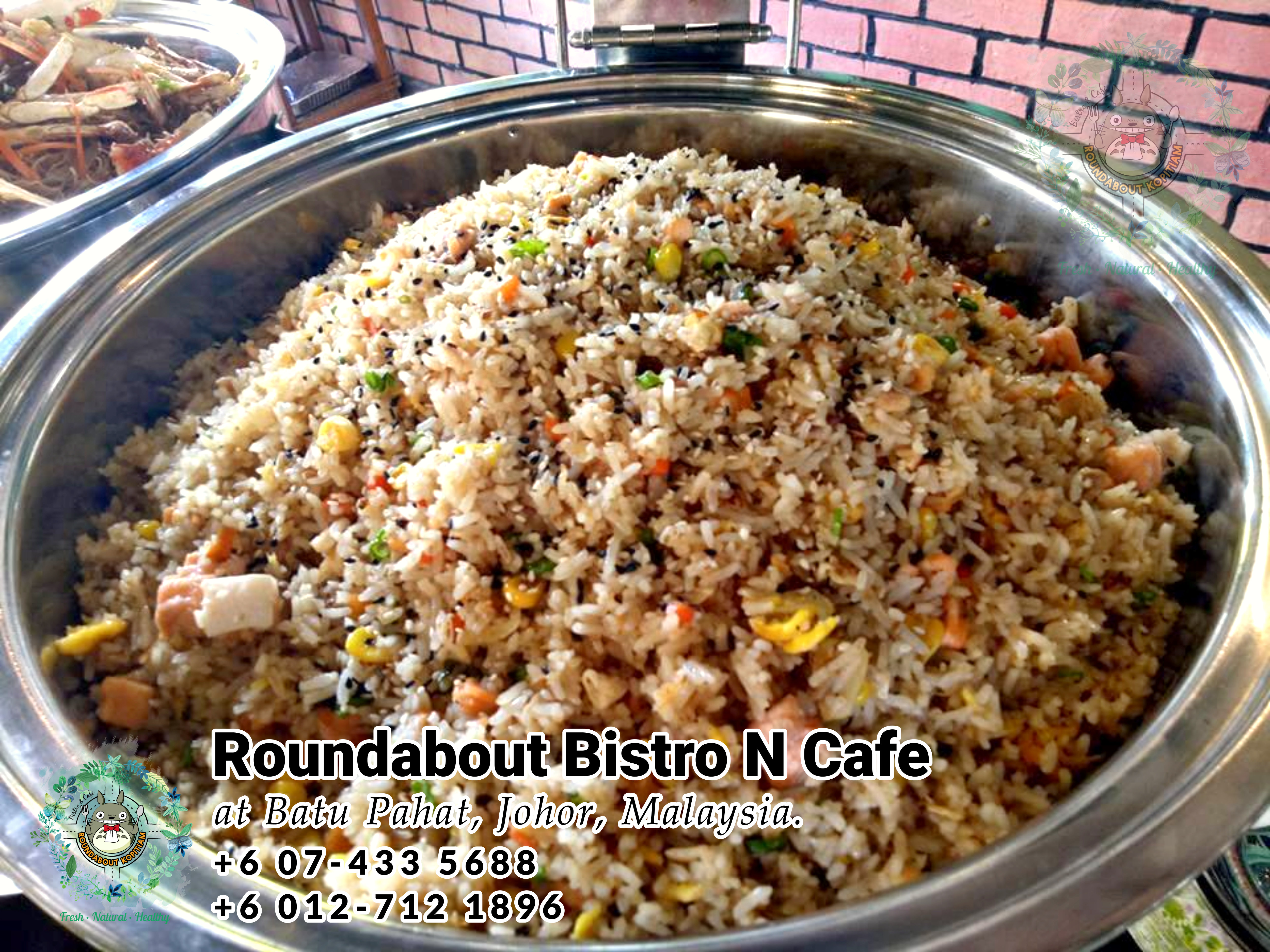 Bufet Batu Pahat Roundabout Bistro N Cafe Malaysia Johor Batu Pahat Totoro Kafe Bangunan Bersejarah Kafe Batu Pahat Landmark Hari Lahir Parti Perkahwinan Acara Kopitiam PC01-23