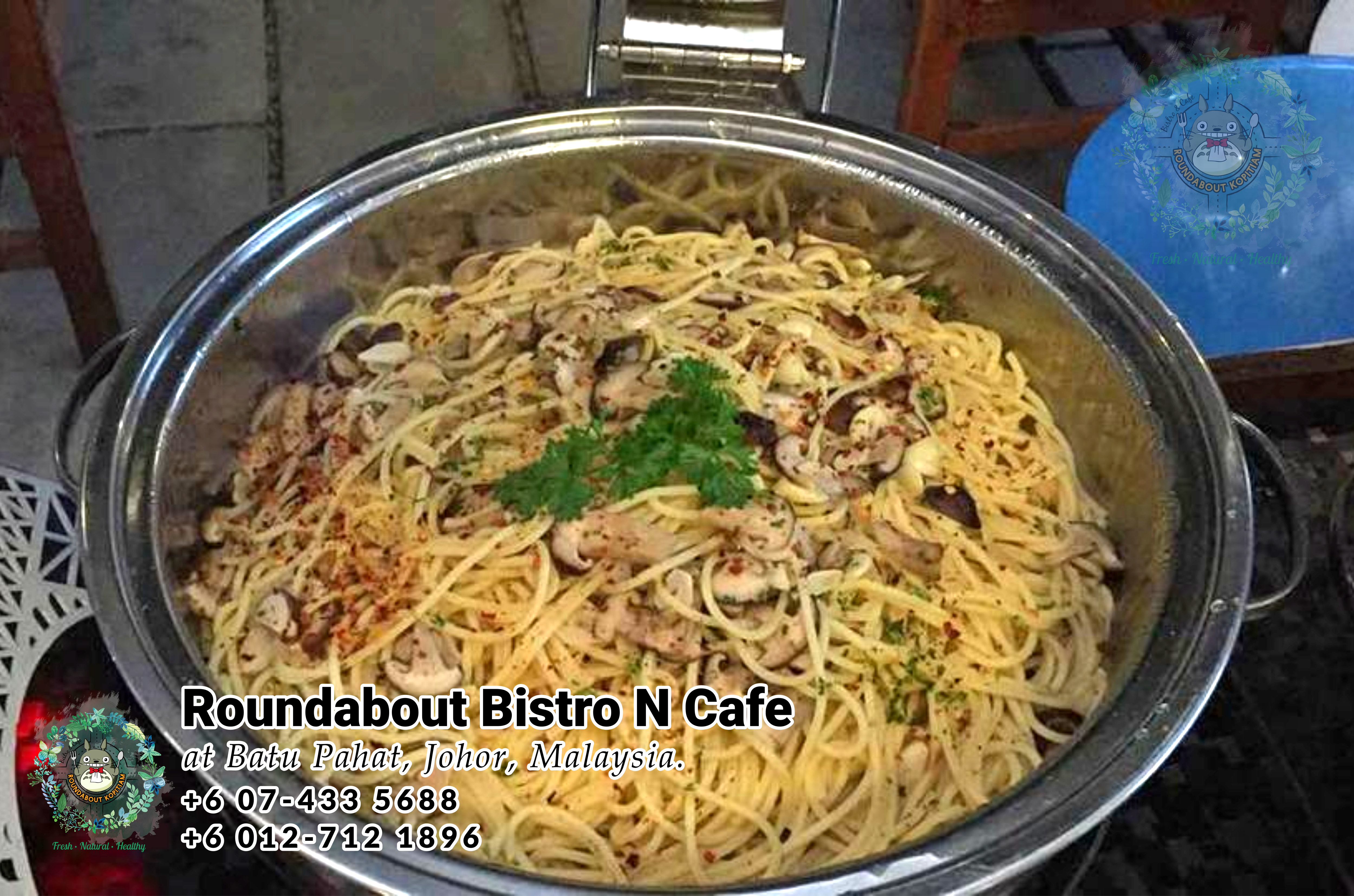 Bufet Batu Pahat Roundabout Bistro N Cafe Malaysia Johor Batu Pahat Totoro Kafe Bangunan Bersejarah Kafe Batu Pahat Landmark Hari Lahir Parti Perkahwinan Acara Kopitiam PC01-47