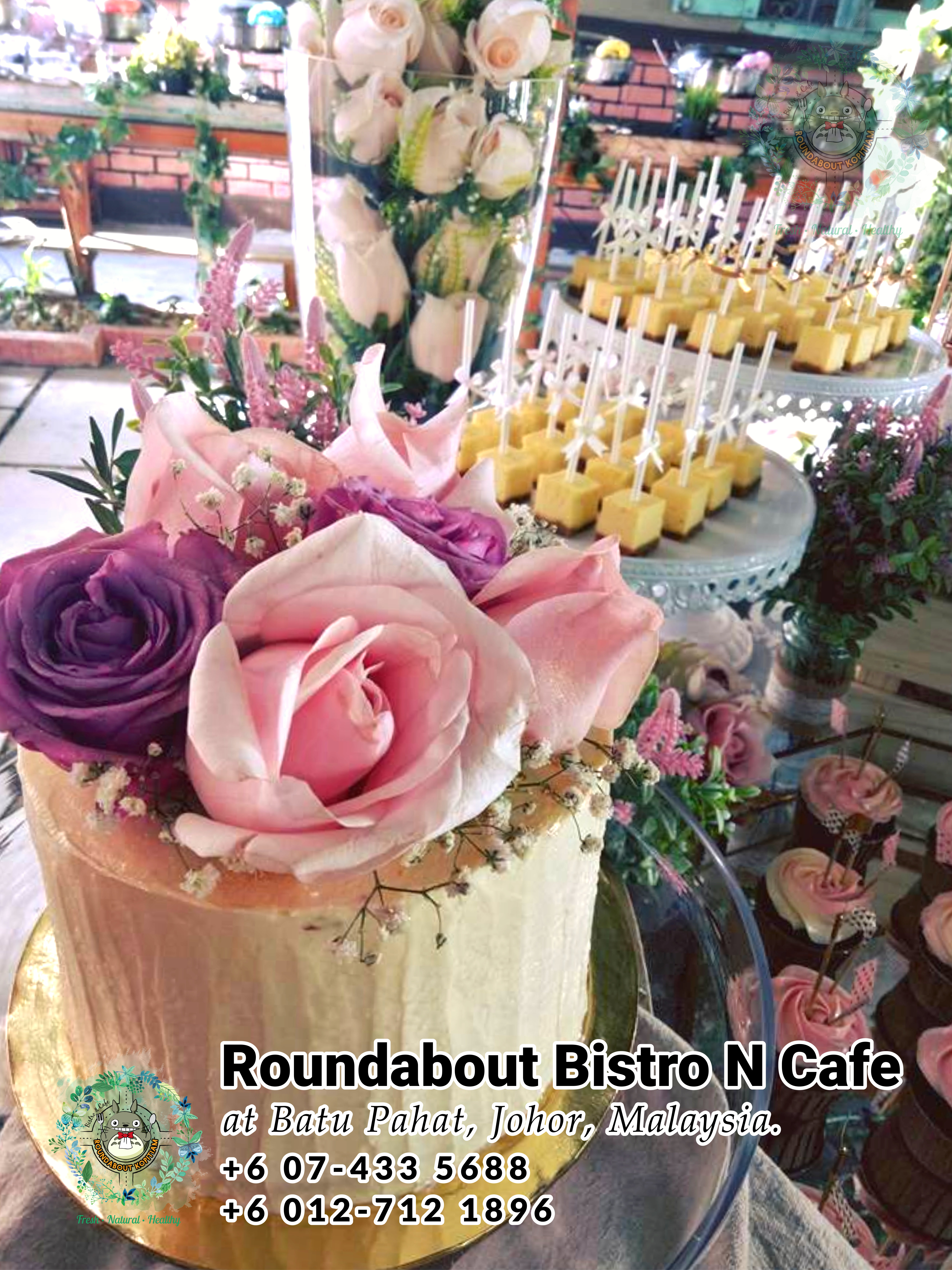 Buffet Batu Pahat Roundabout Bistro N Cafe Malaysia Johor Batu Pahat Totoro Cafe Historical Building Cafe Batu Pahat Landmark Birthday Party Wedding Function Event Kopitiam PC01-16