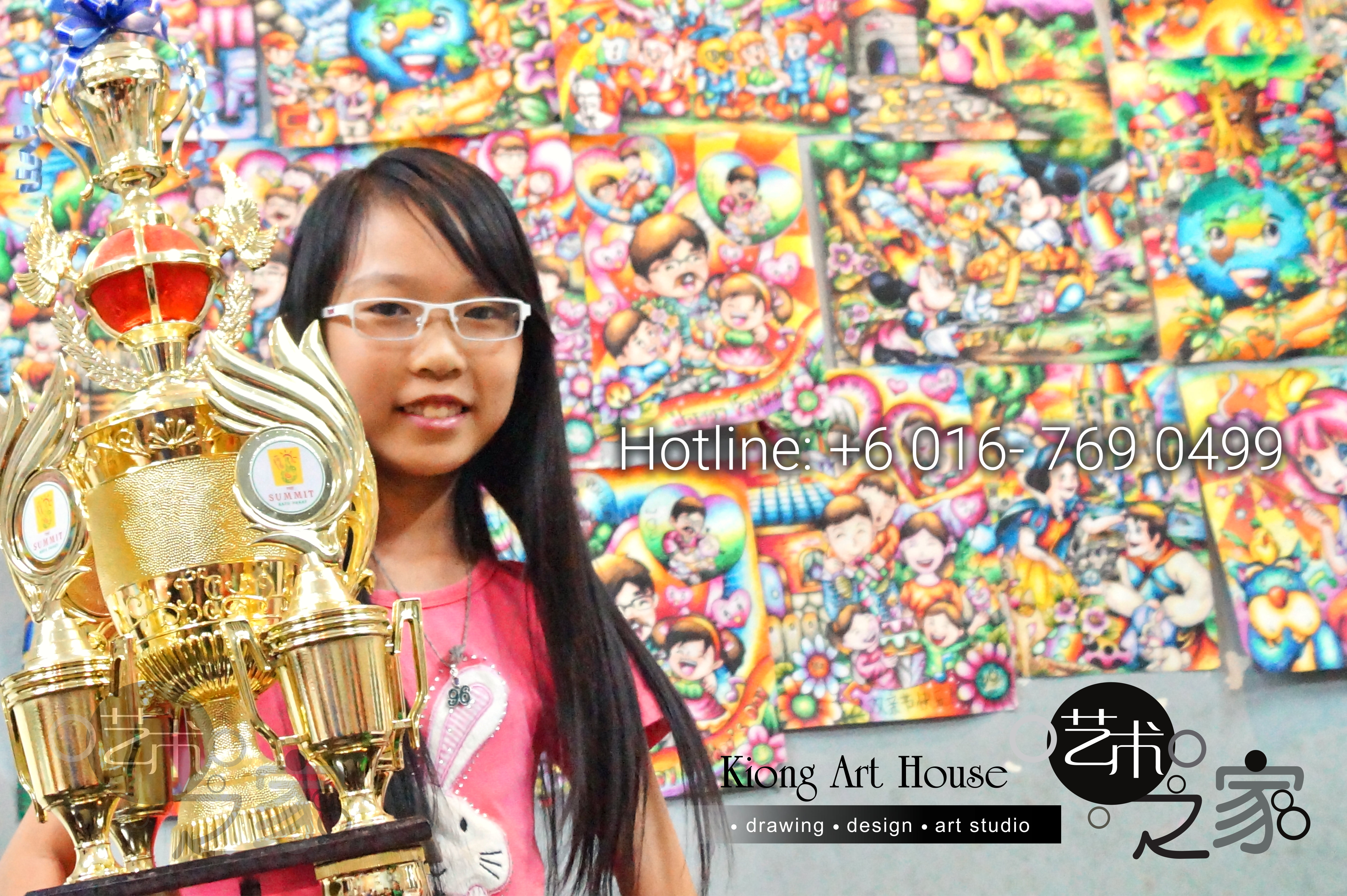 Malaysia Johor Batu Pahat Art Courses Art Studio Children Painting Wotercolour Wooden Strokes Crayon Sketching Oil Painting Advertising Painting Murals Kiong Art House A01-01