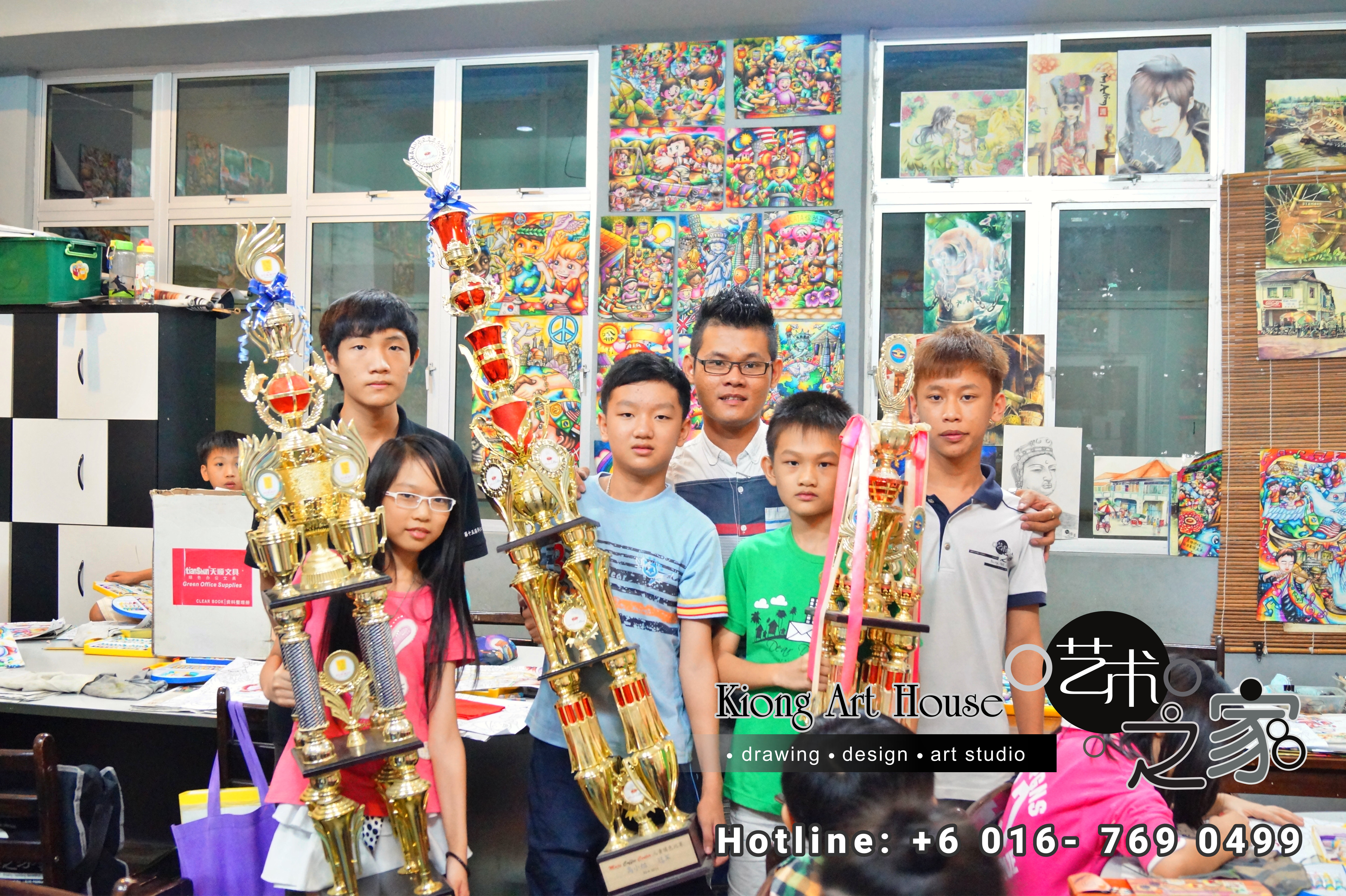 Malaysia Johor Batu Pahat Art Courses Art Studio Children Painting Wotercolour Wooden Strokes Crayon Sketching Oil Painting Advertising Painting Murals Kiong Art House A01-06