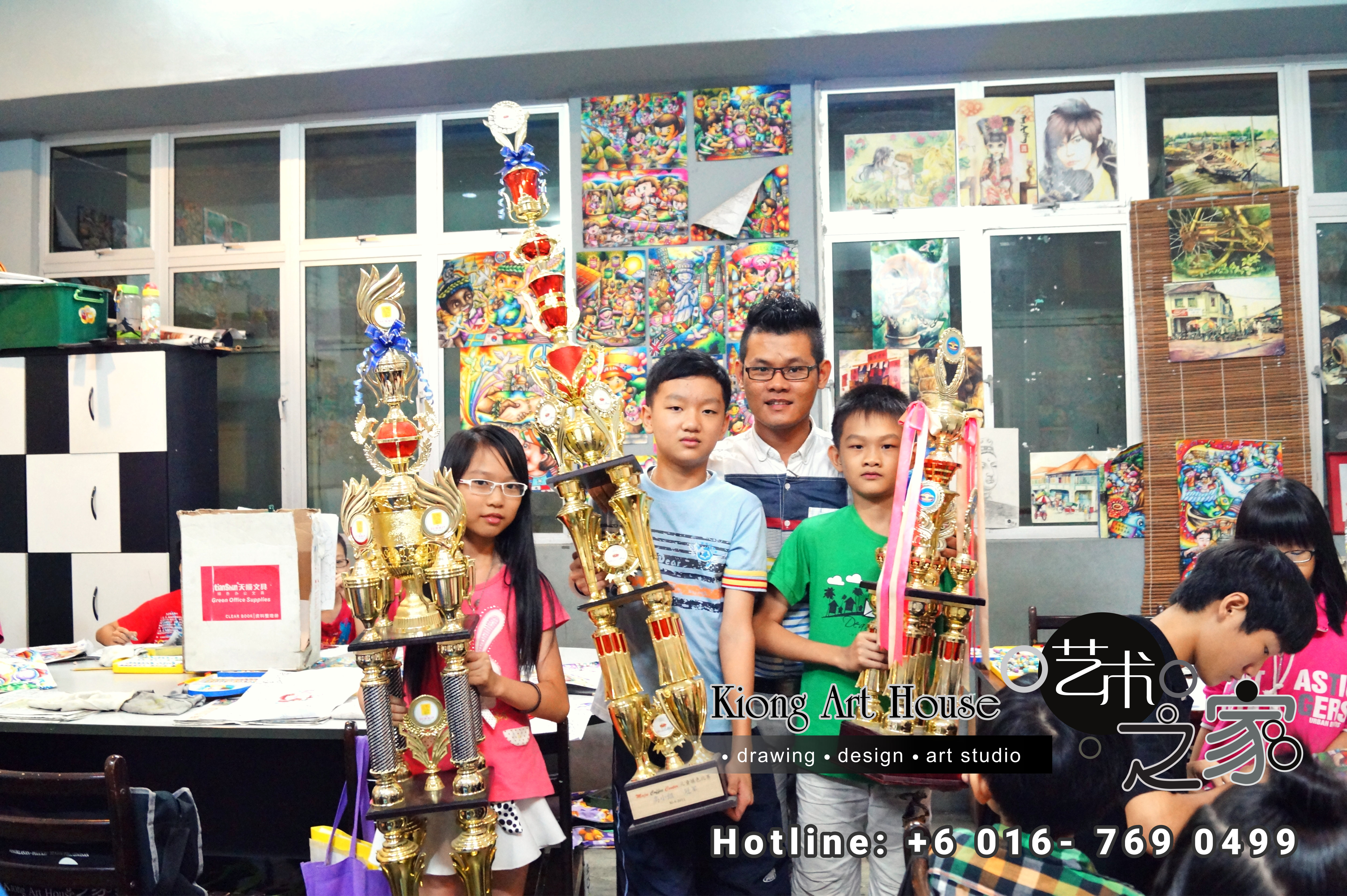 Malaysia Johor Batu Pahat Art Courses Art Studio Children Painting Wotercolour Wooden Strokes Crayon Sketching Oil Painting Advertising Painting Murals Kiong Art House A01-07