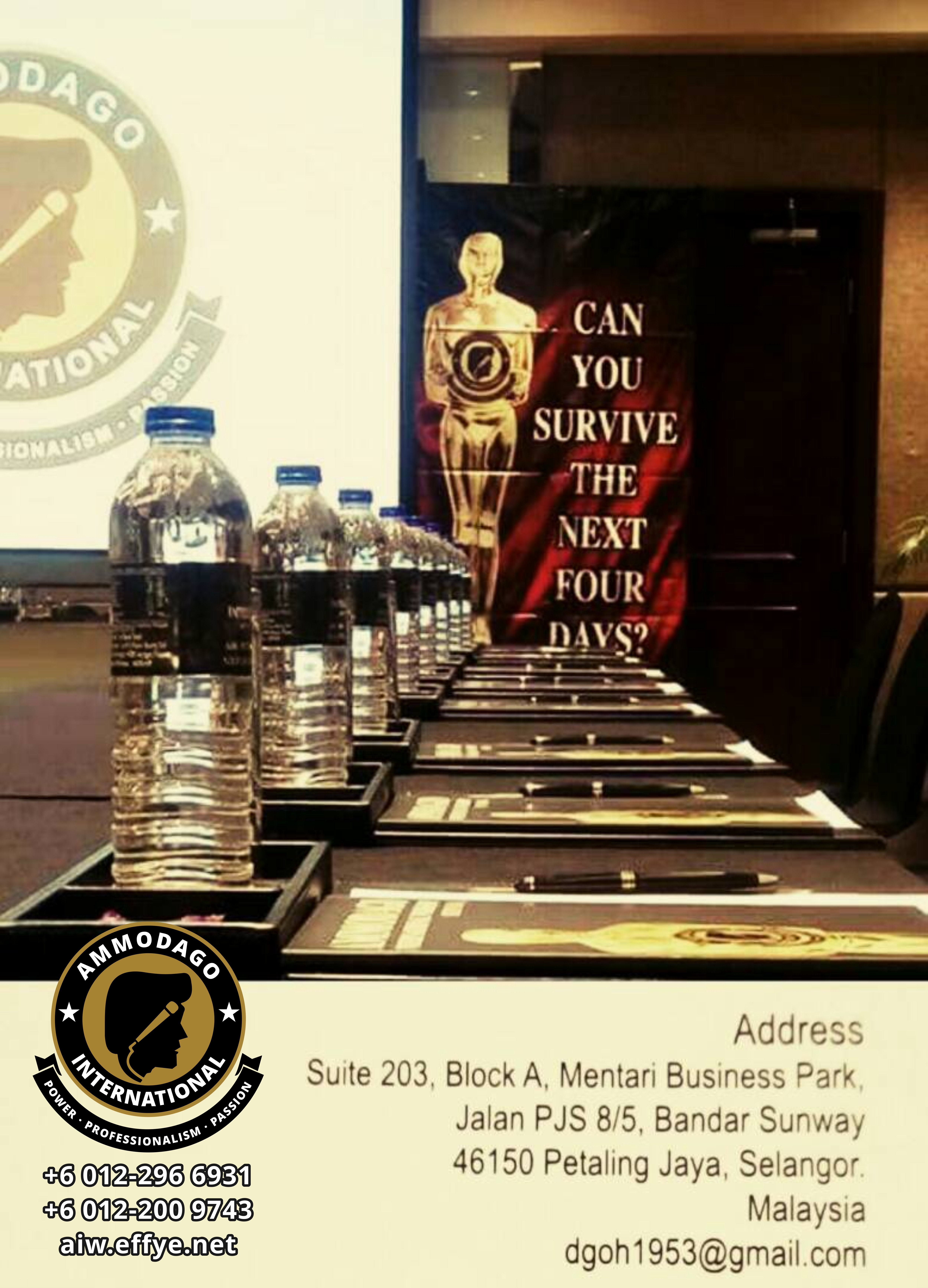 Ammodago International Workshop 2018 David Goh Develop You To Be World Class Speaker Experience The Power Within You Malaysia Selangor Kuala Lumpur Training 2018 EPA17