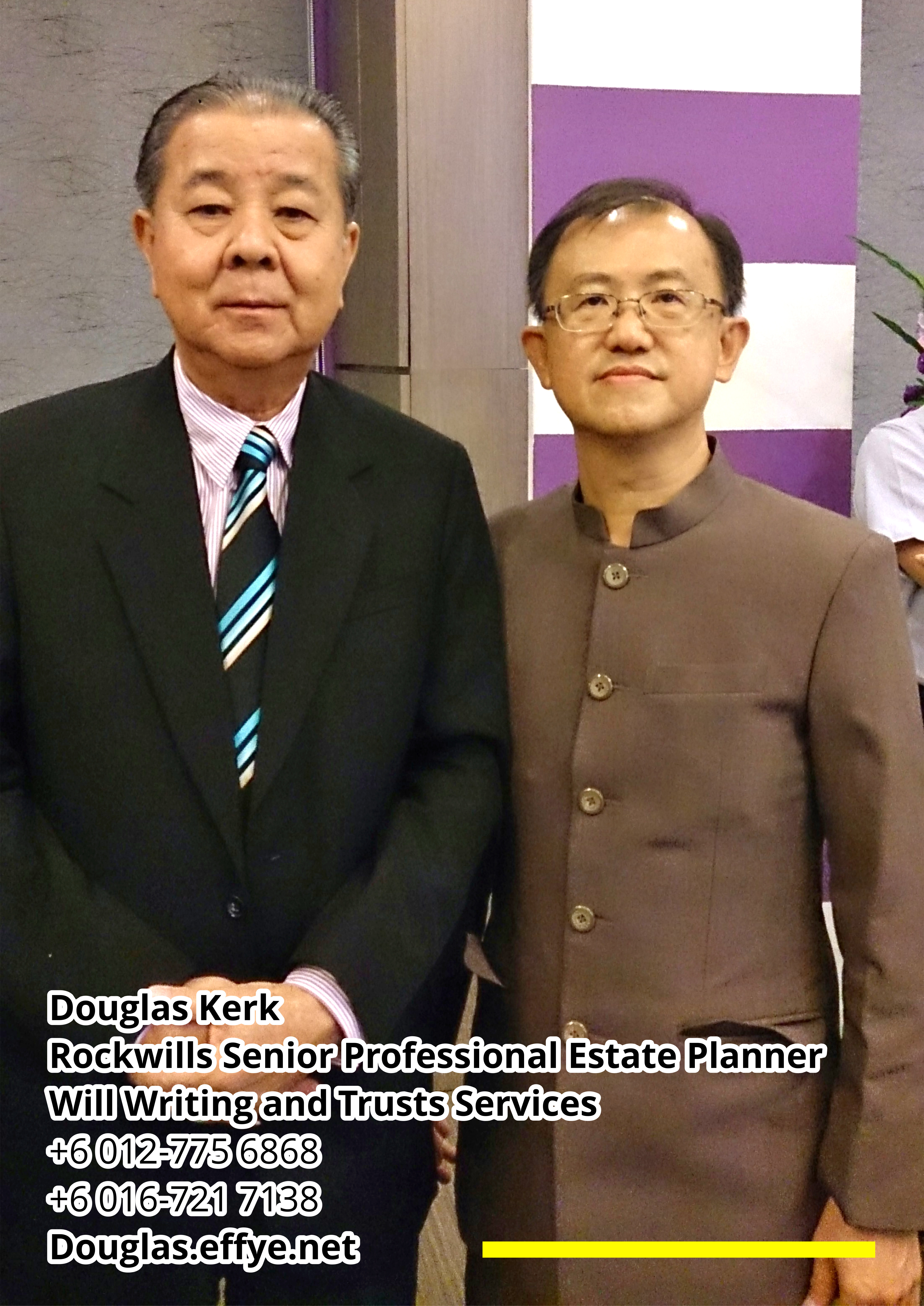 Douglas Kerk Rockwills Senior Professional Estate Planner - Will Writing and Trusts Services Batu Pahat and Kluang Johor Malaysia Property Management PA02-01