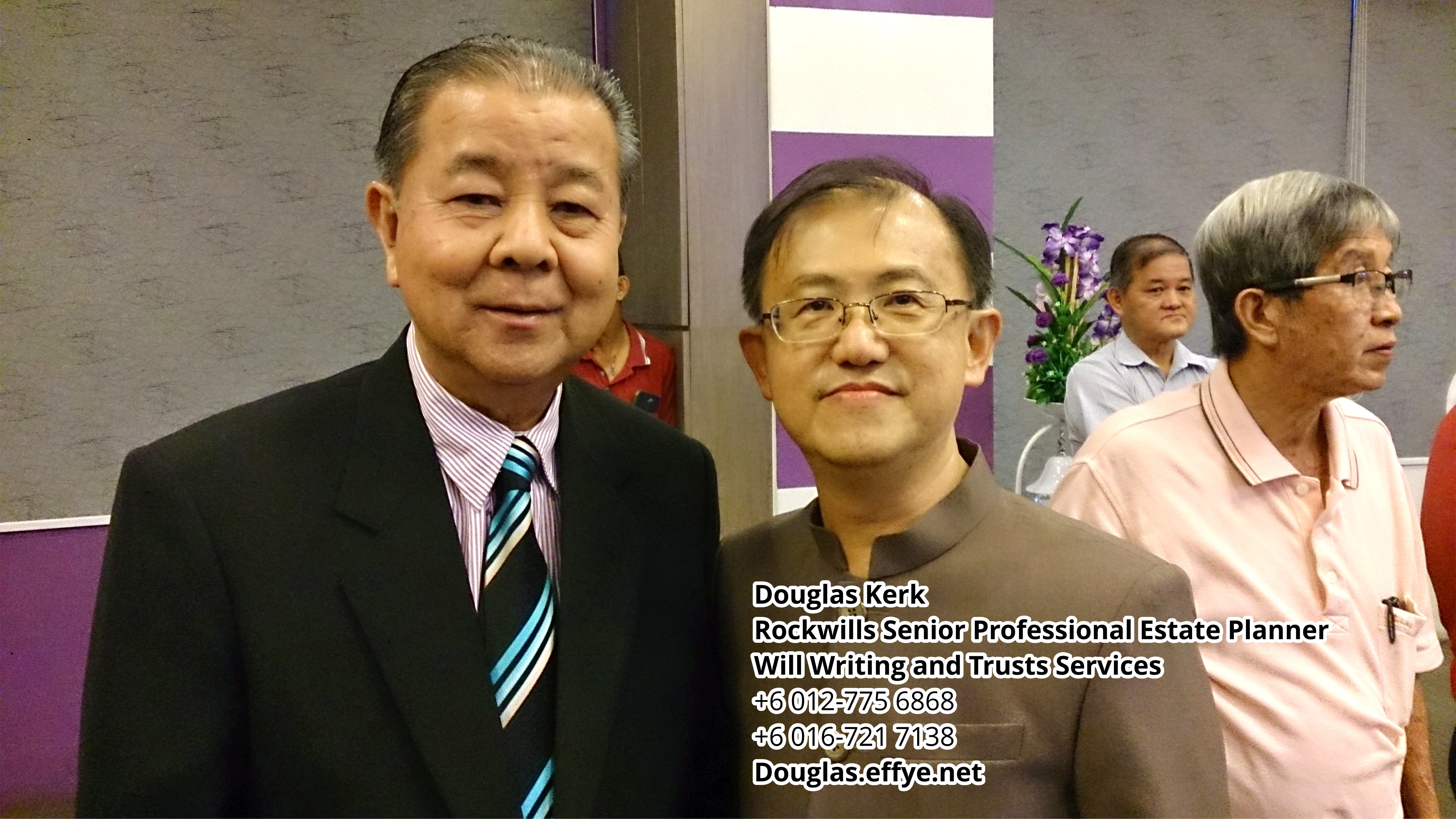 Douglas Kerk Rockwills Senior Professional Estate Planner - Will Writing and Trusts Services Batu Pahat and Kluang Johor Malaysia Property Management PA02-02