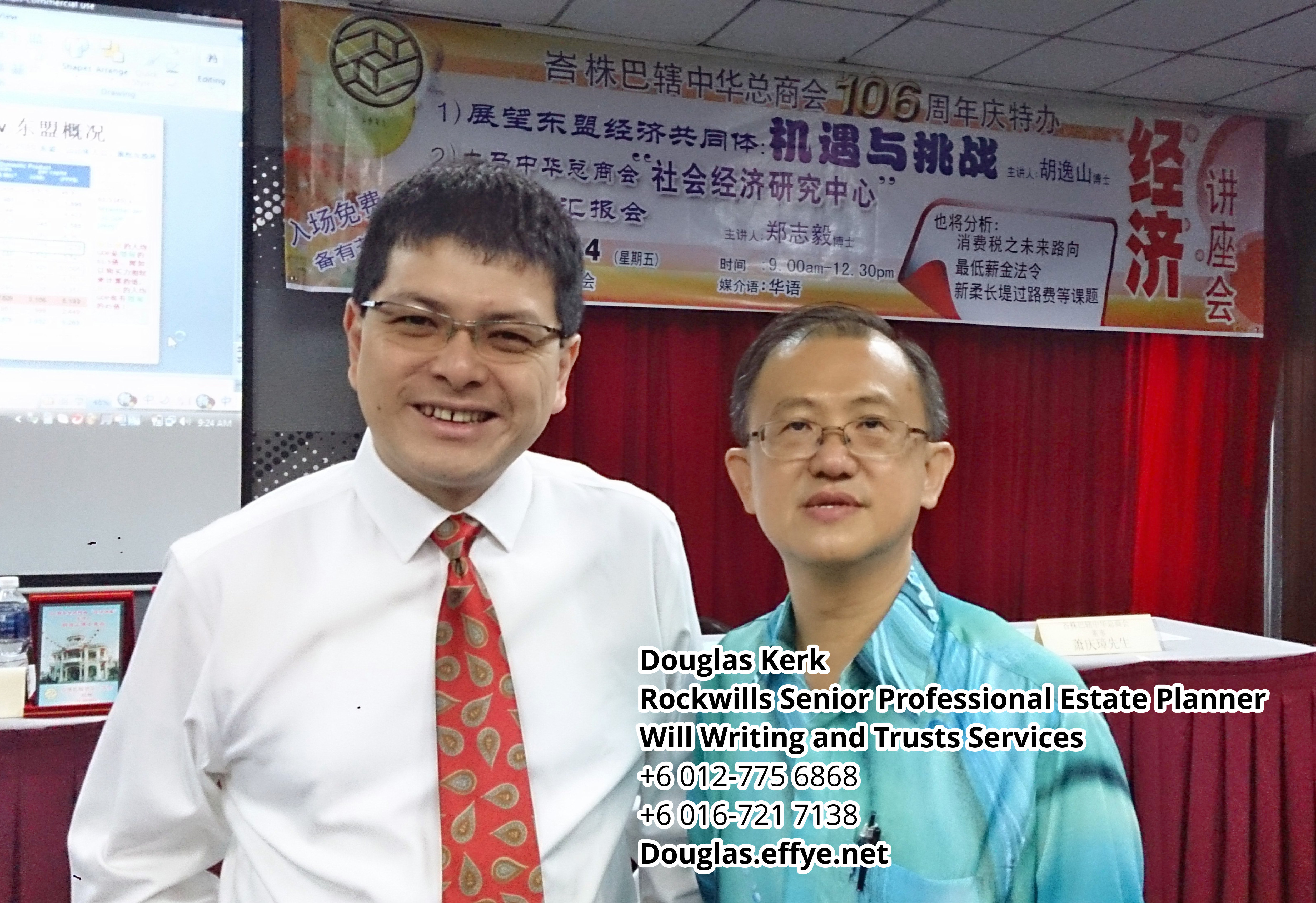 Douglas Kerk Rockwills Senior Professional Estate Planner - Will Writing and Trusts Services Batu Pahat and Kluang Johor Malaysia Property Management PA02-03