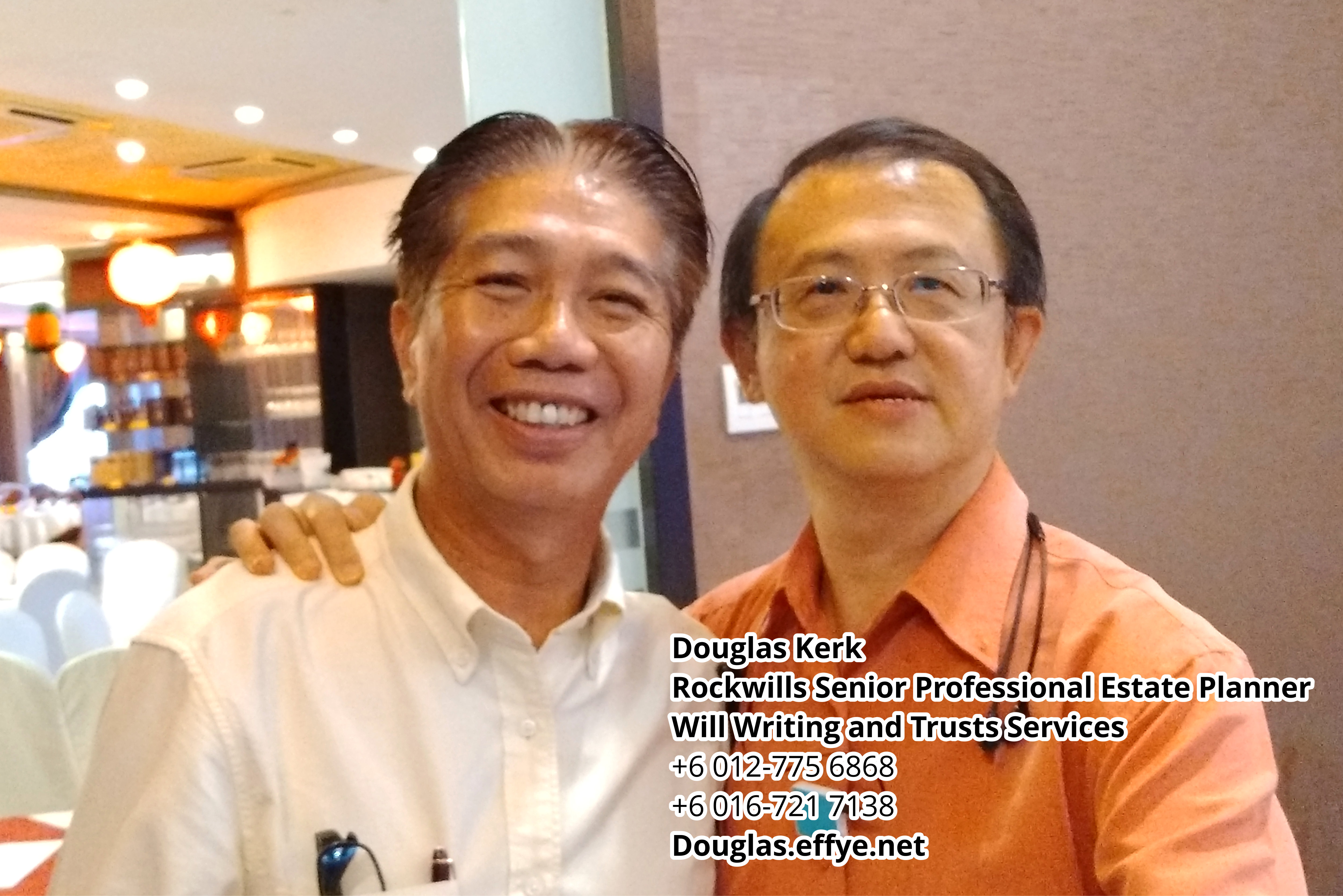 Douglas Kerk Rockwills Senior Professional Estate Planner - Will Writing and Trusts Services Batu Pahat and Kluang Johor Malaysia Property Management PA02-09