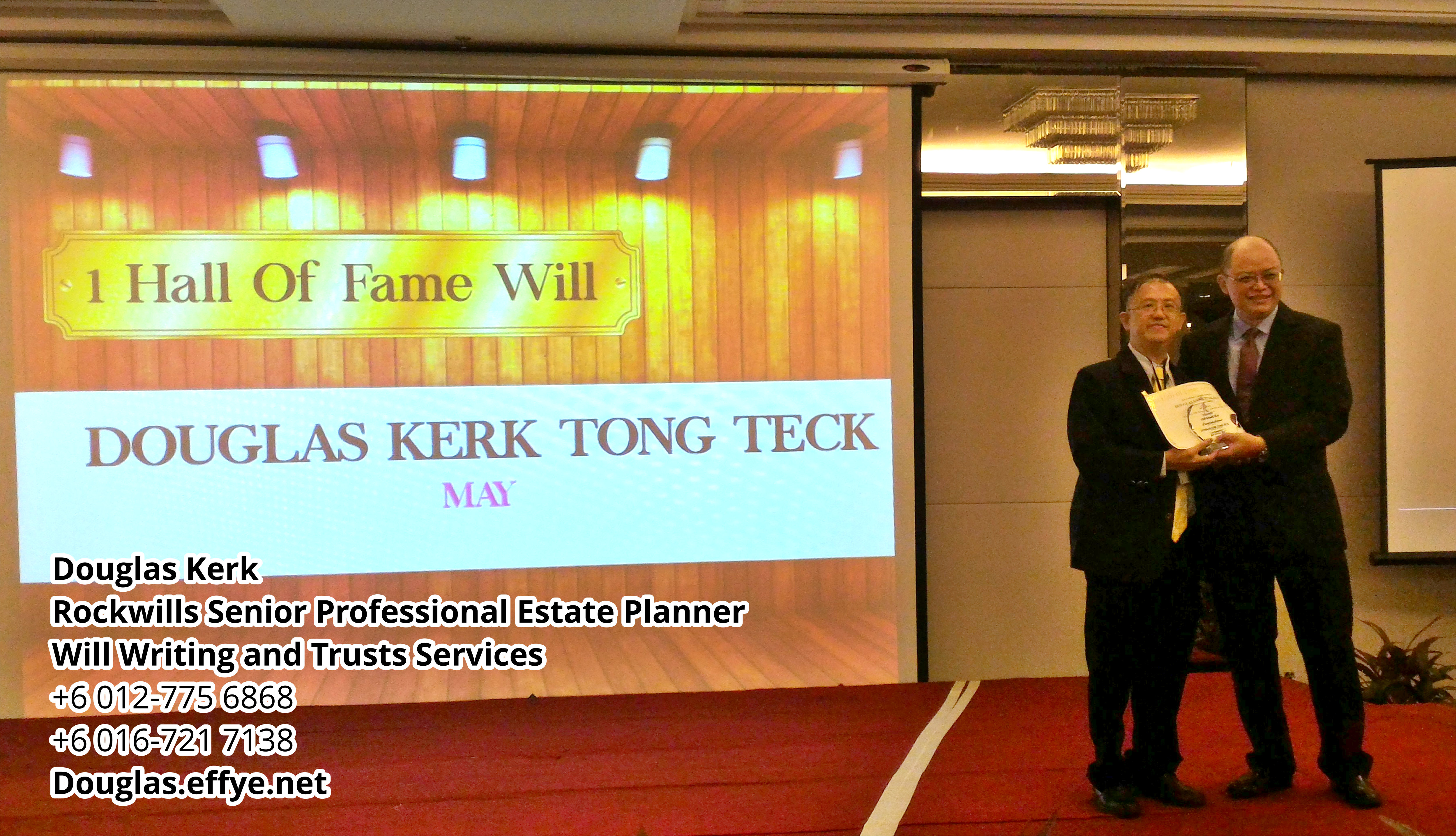 Douglas Kerk Rockwills Senior Professional Estate Planner - Will Writing and Trusts Services Batu Pahat and Kluang Johor Malaysia Property Management PA02-20