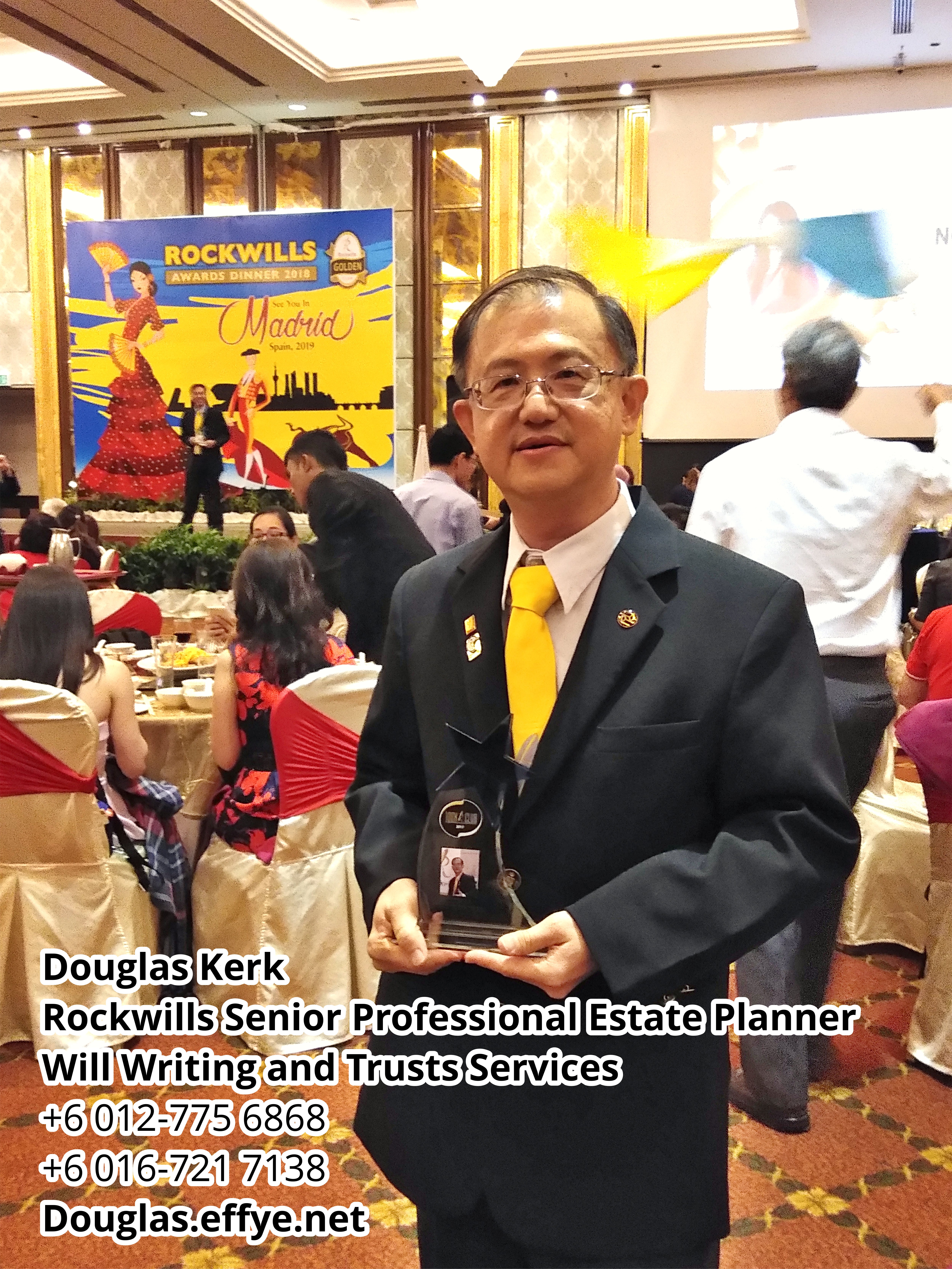 Douglas Kerk Rockwills Senior Professional Estate Planner - Will Writing and Trusts Services Batu Pahat and Kluang Johor Malaysia Property Management PA02-27