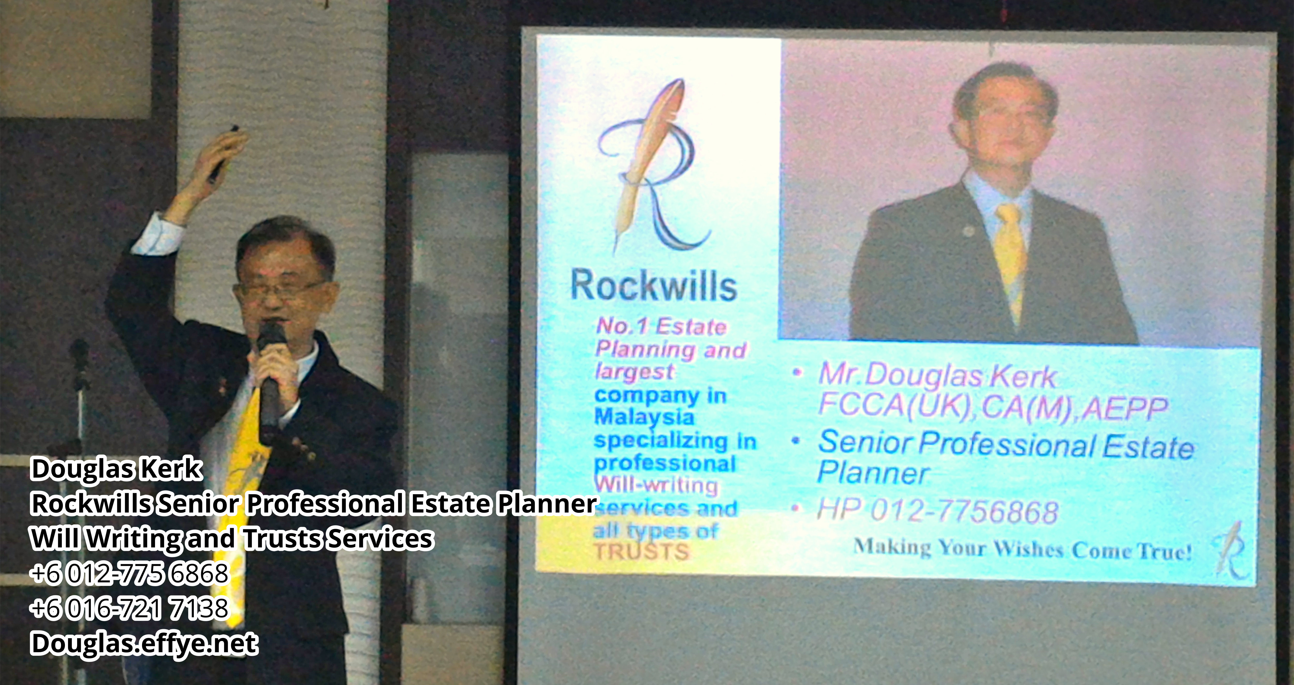 Douglas Kerk Rockwills Senior Professional Estate Planner - Will Writing and Trusts Services Batu Pahat and Kluang Johor Malaysia Property Management PA02-28