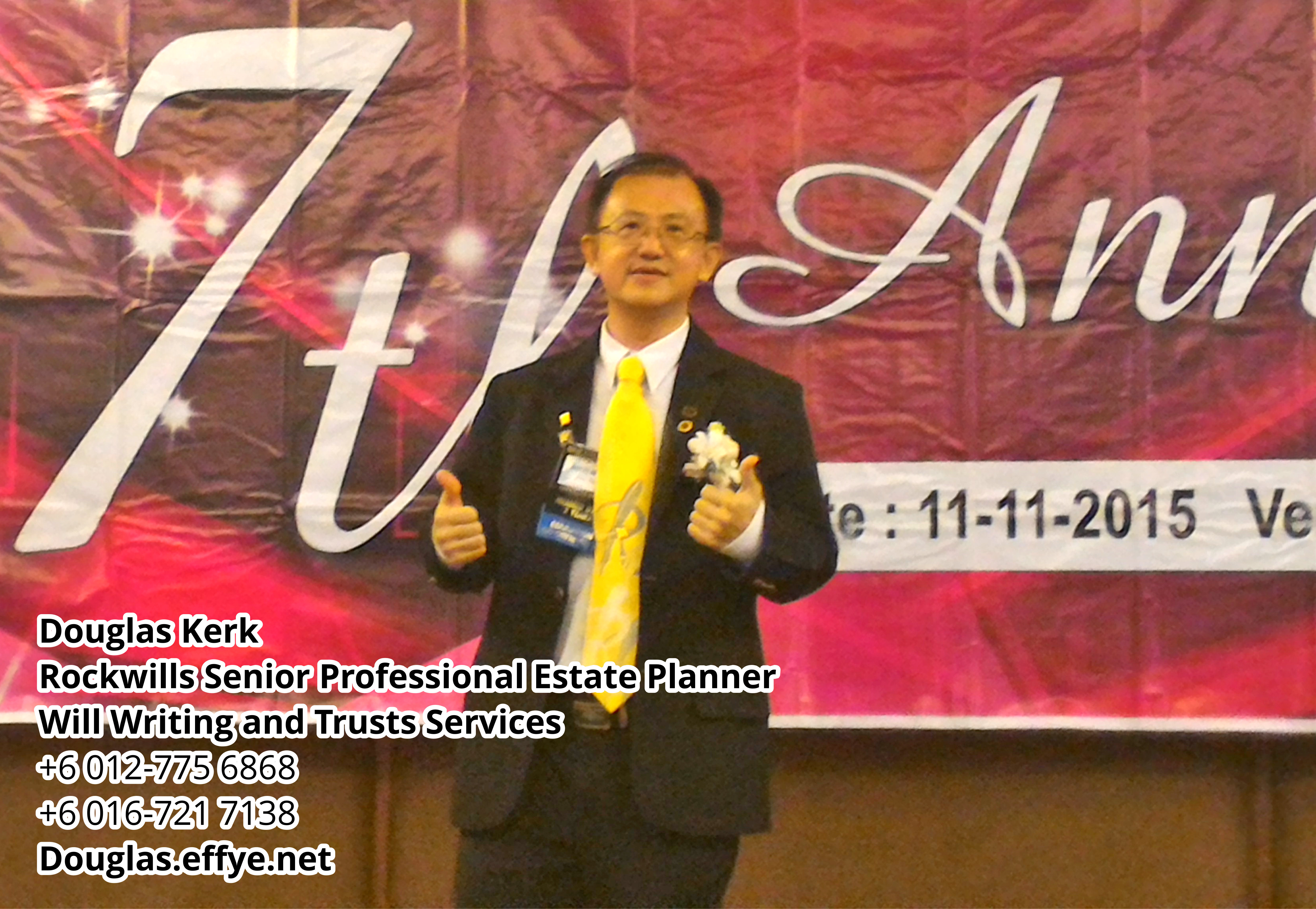 Douglas Kerk Rockwills Senior Professional Estate Planner - Will Writing and Trusts Services Batu Pahat and Kluang Johor Malaysia Property Management PA02-30