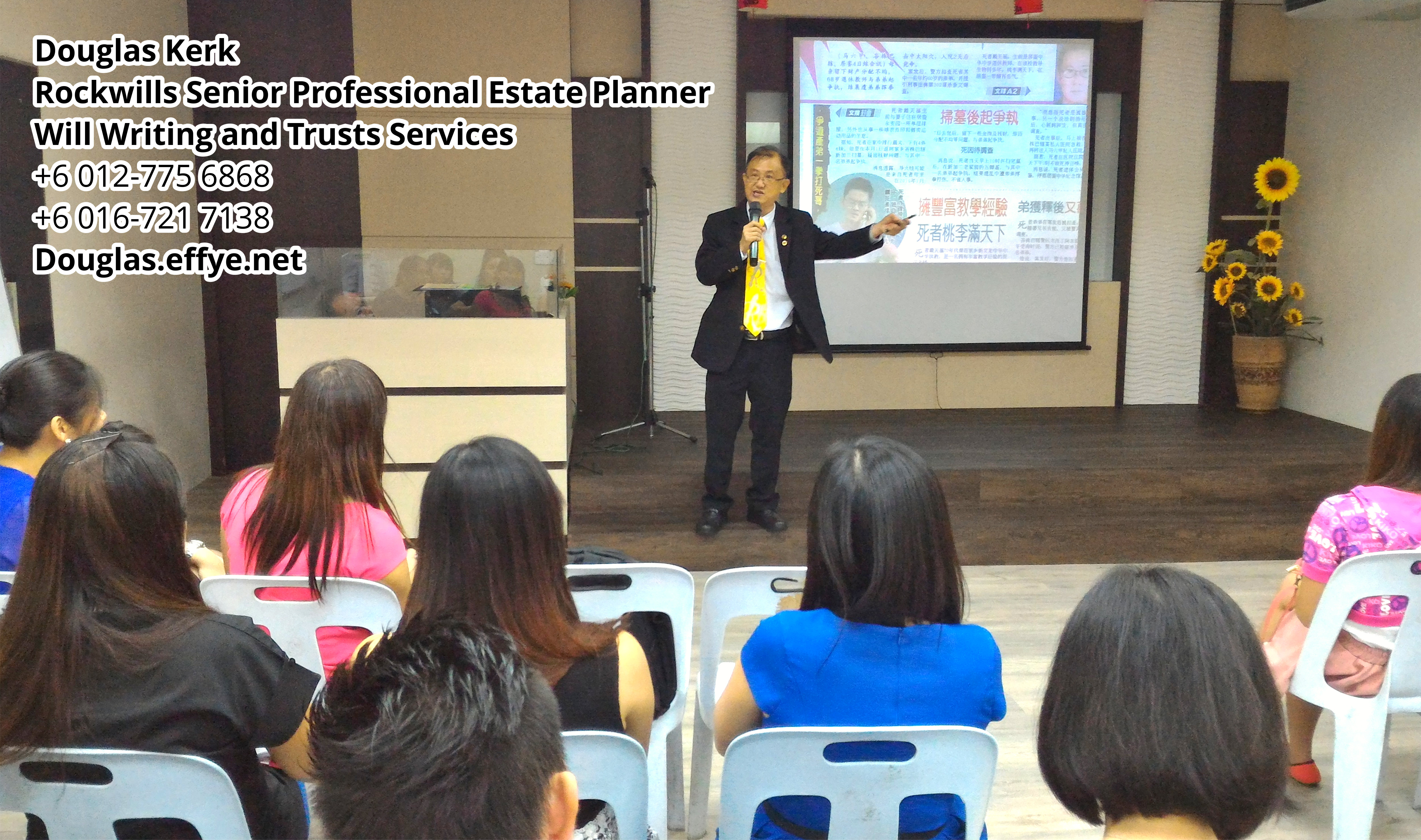 Douglas Kerk Rockwills Senior Professional Estate Planner - Will Writing and Trusts Services Batu Pahat and Kluang Johor Malaysia Property Management PA02-34