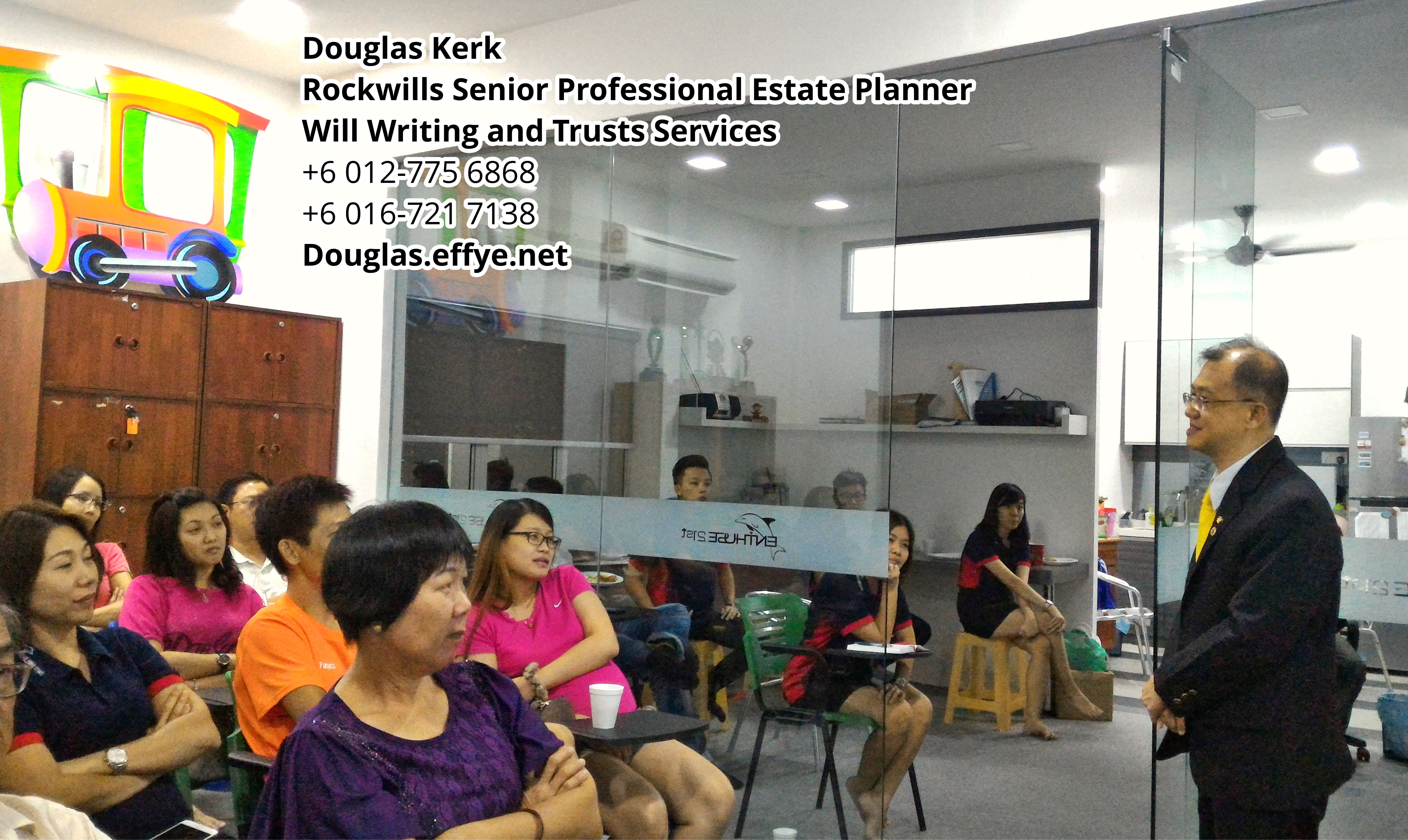 Douglas Kerk Rockwills Senior Professional Estate Planner - Will Writing and Trusts Services Batu Pahat and Kluang Johor Malaysia Property Management PA02-39