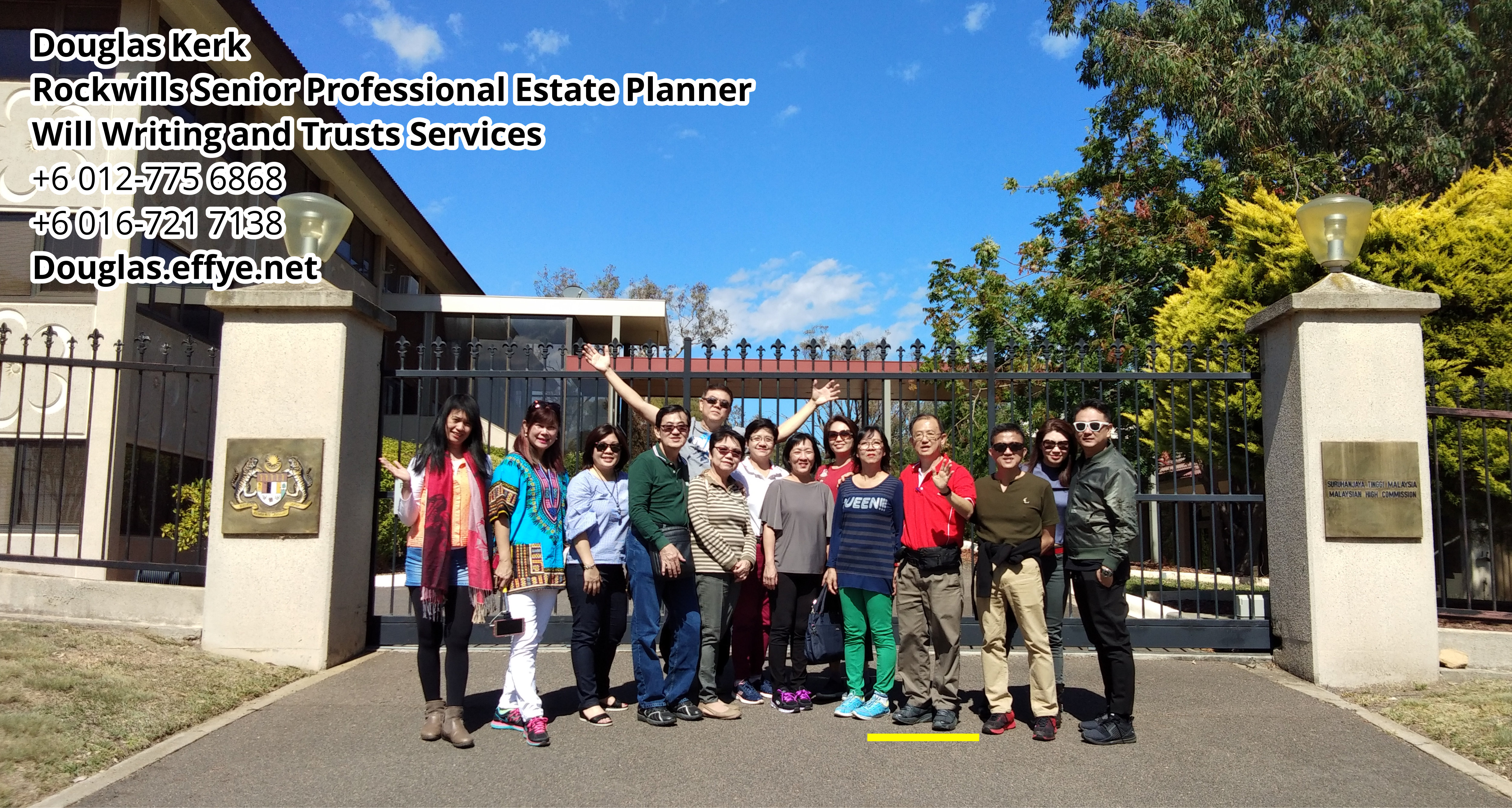 Douglas Kerk Rockwills Senior Professional Estate Planner - Will Writing and Trusts Services Batu Pahat and Kluang Johor Malaysia Property Management PA03-11