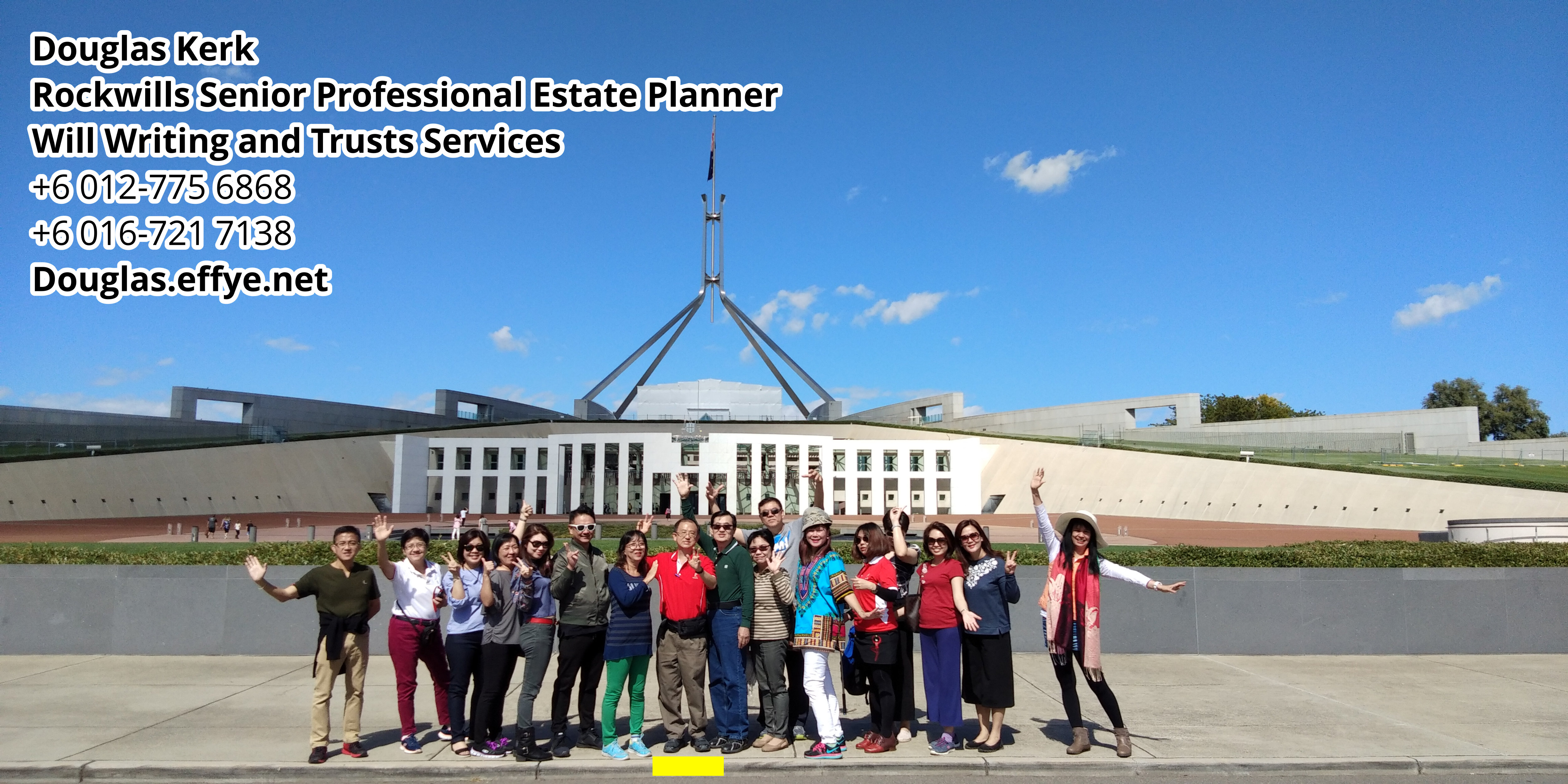 Douglas Kerk Rockwills Senior Professional Estate Planner - Will Writing and Trusts Services Batu Pahat and Kluang Johor Malaysia Property Management PA03-13