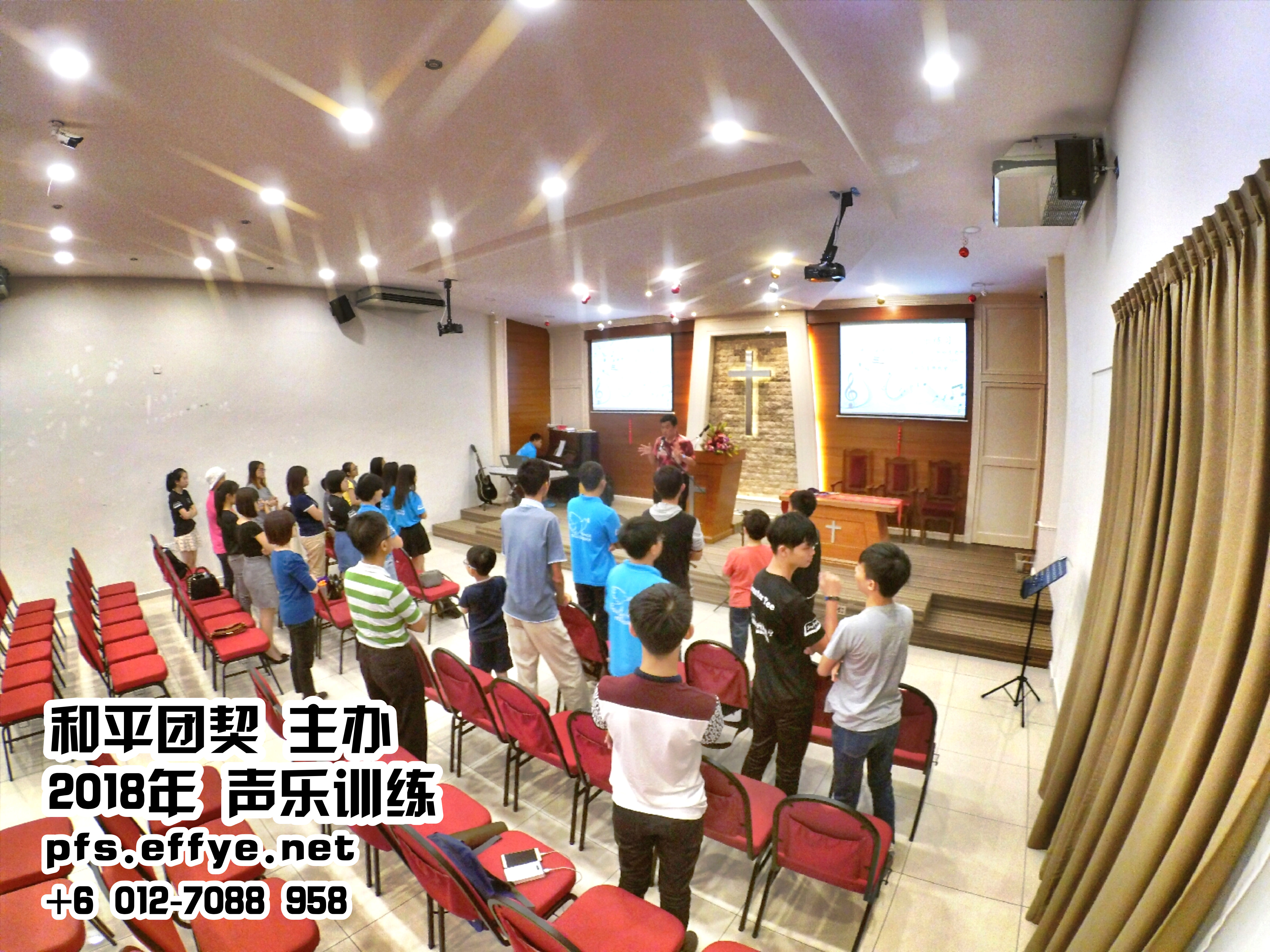 苏雅喜乐堂 和平团契 少年团 唱诗歌训练 声乐训练 3月 2018年 第一次 峇株巴辖 柔佛 马来西亚 邹裕良老师 A01-01
