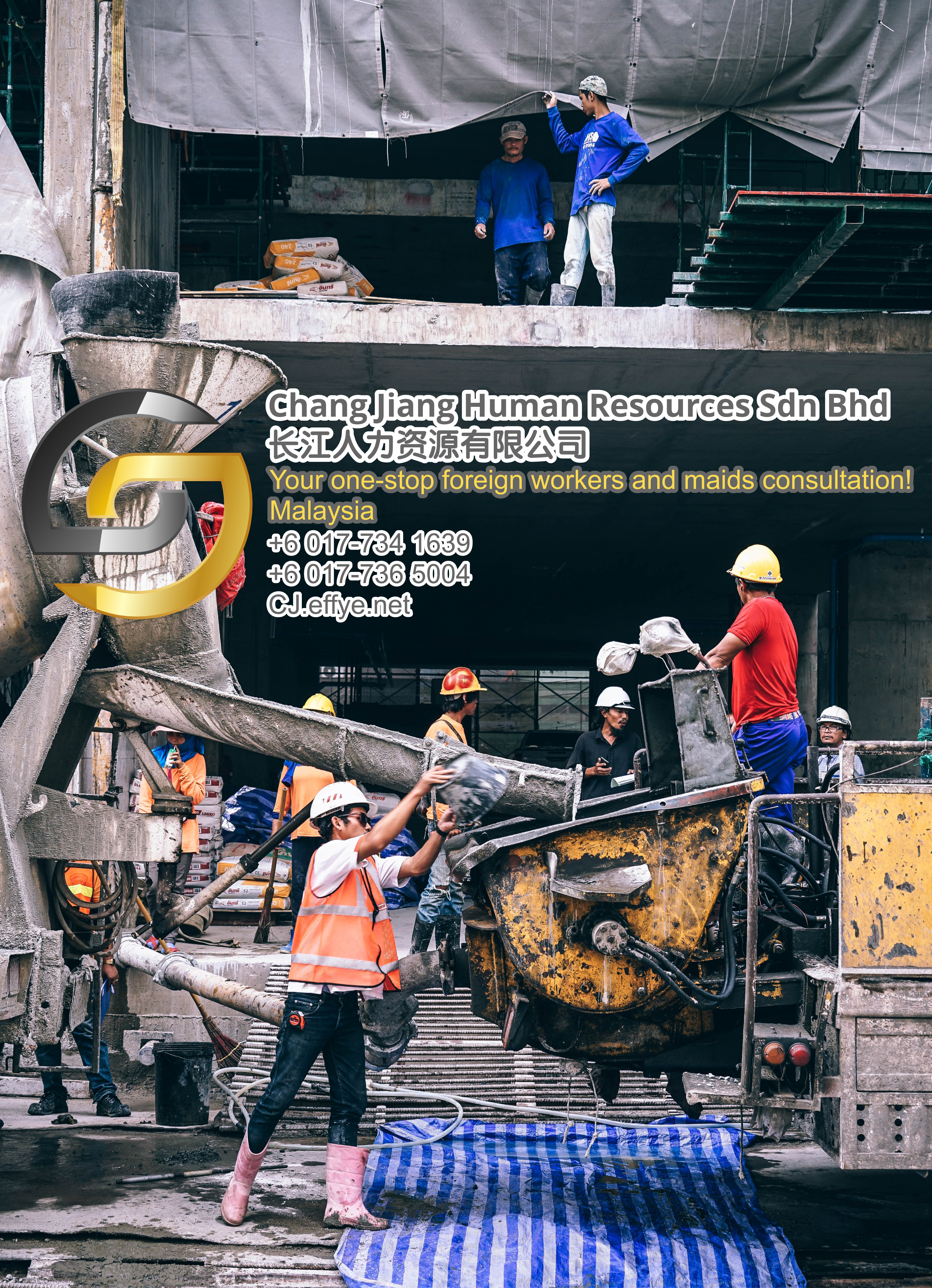 Chang Jiang Human Resources Johor Malaysia Foreign Worker Permit Passport Insurance Consultation Rehiring Workers and Maids EPA01-75