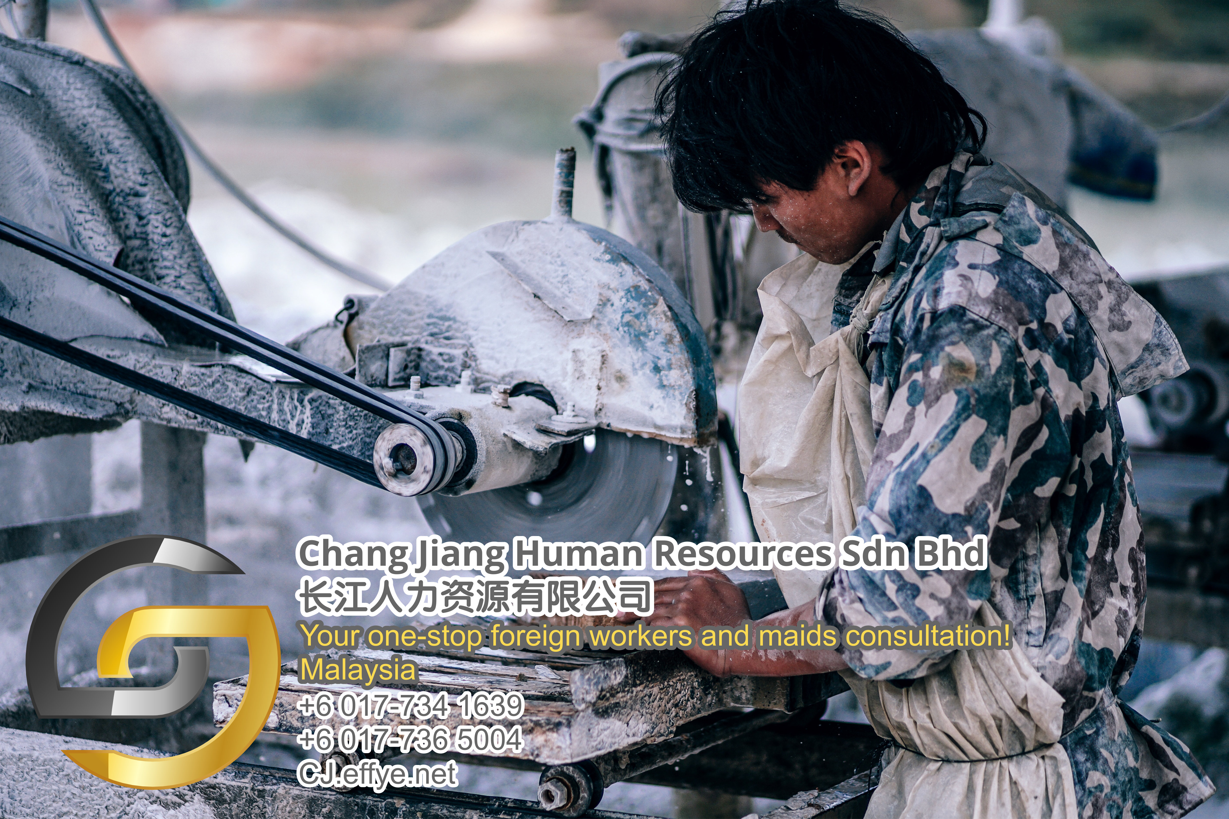 Chang Jiang Human Resources Johor Malaysia Foreign Worker Permit Passport Insurance Consultation Rehiring Workers and Maids EPA01-87