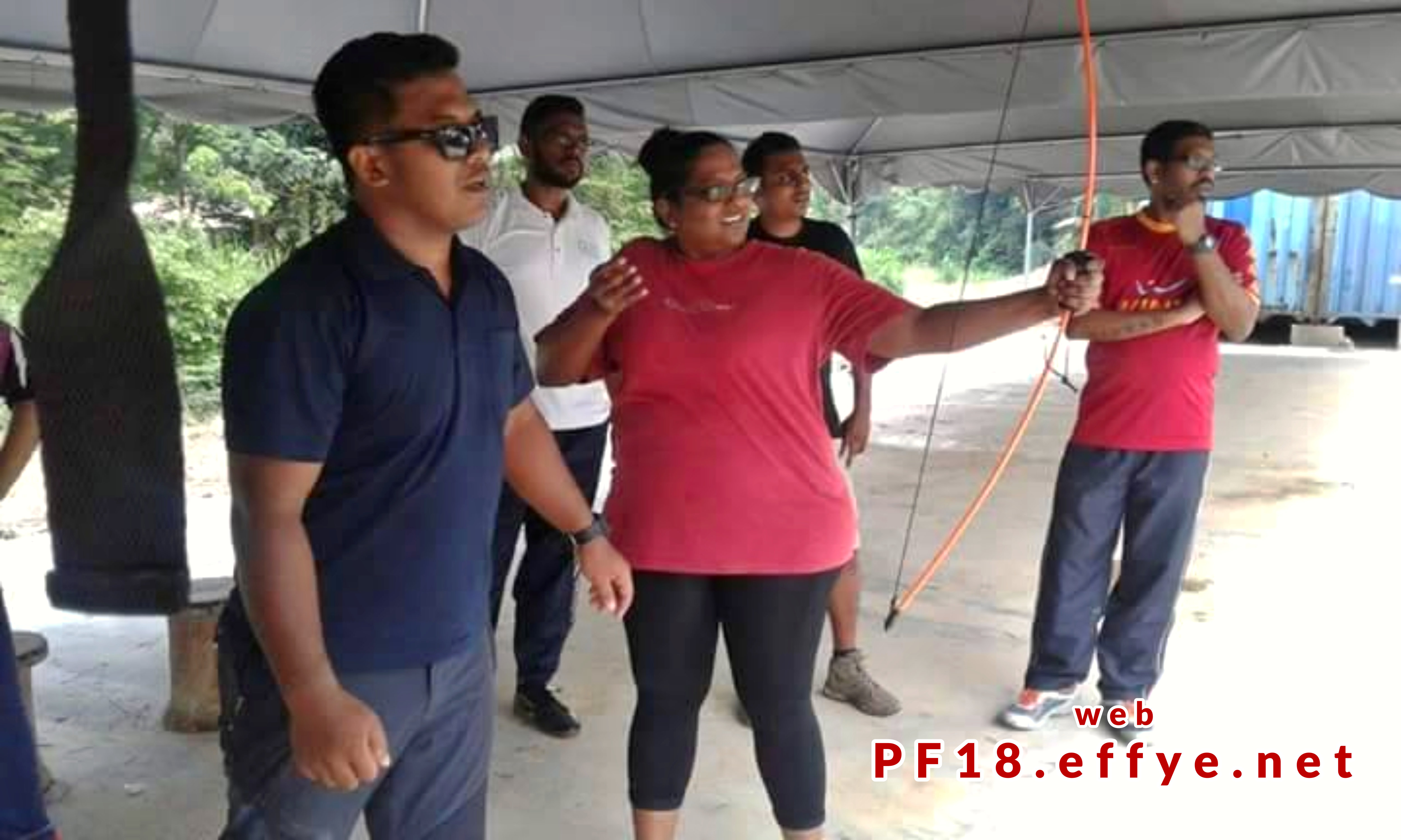 和平团契少年生活营 2018 你是谁 认识你自己 Peace Fellowship Youth Camp 2018 Who Are You Know Yourself Adventure Park Archery A01