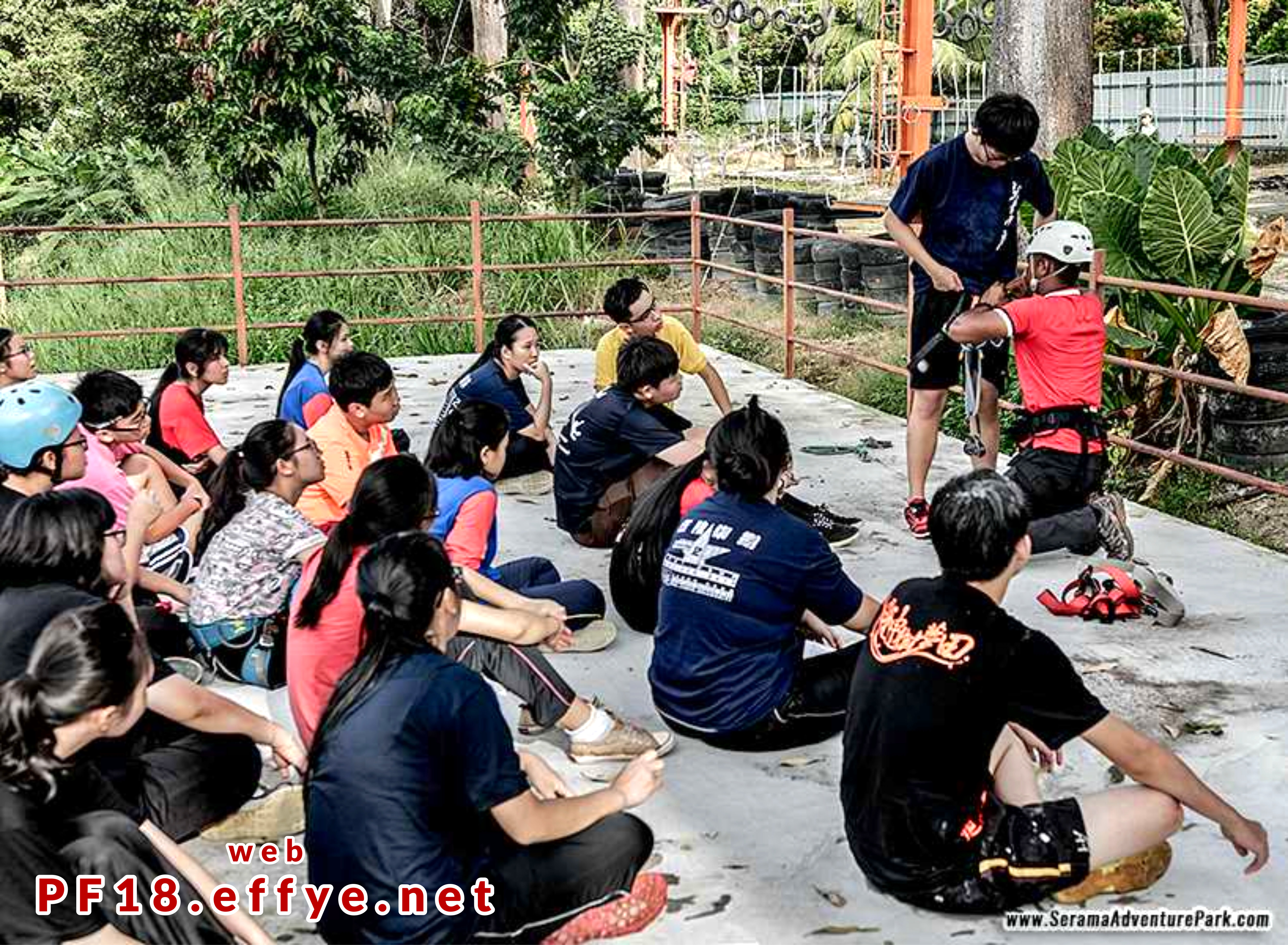 和平团契少年生活营 2018 你是谁 认识你自己 Peace Fellowship Youth Camp 2018 Who Are You Know Yourself Serama Adventure Park Ironman Walk A08