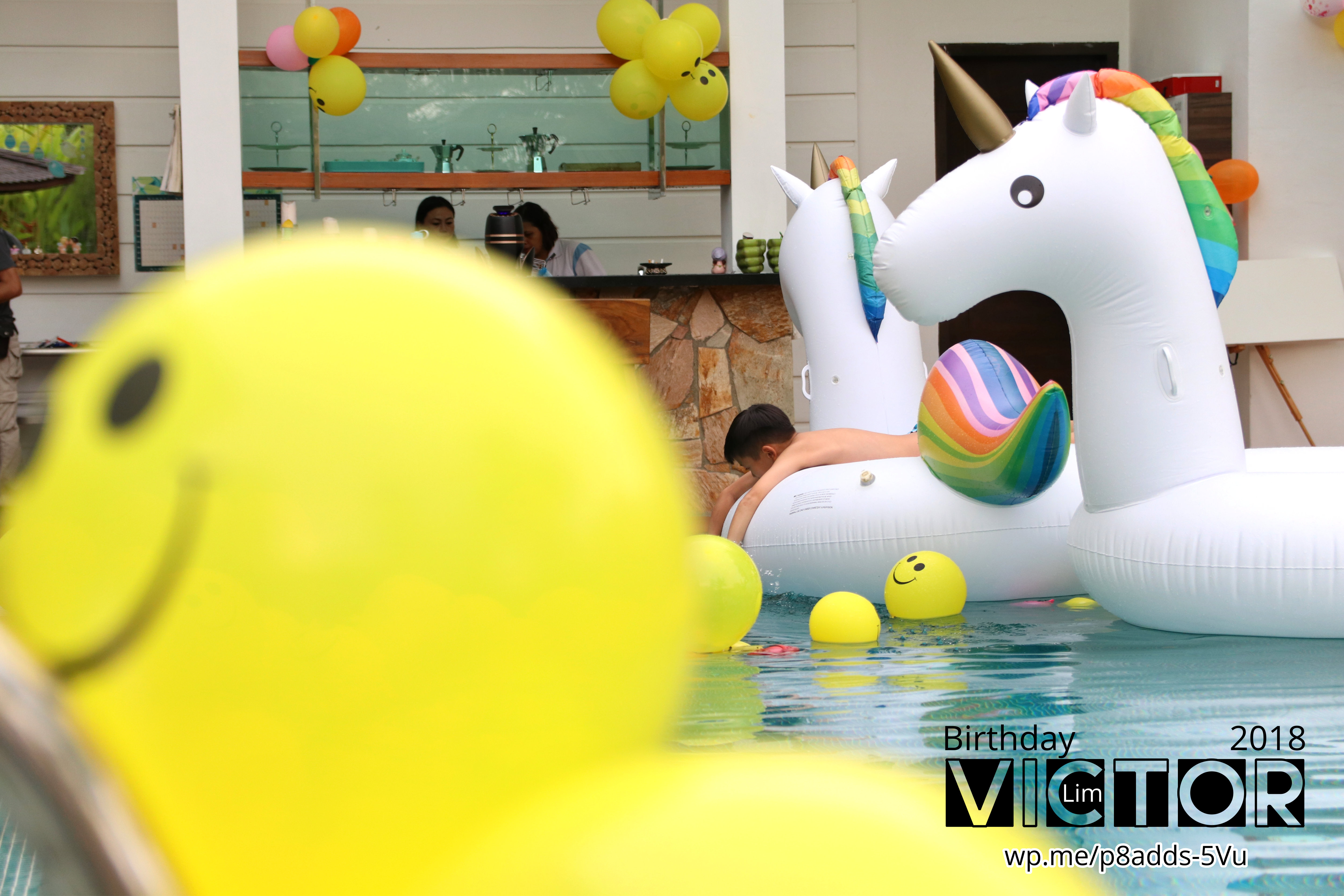 Victor Lim Birthday 2018 in Malaysia Party Buffet Swimming Fun A02