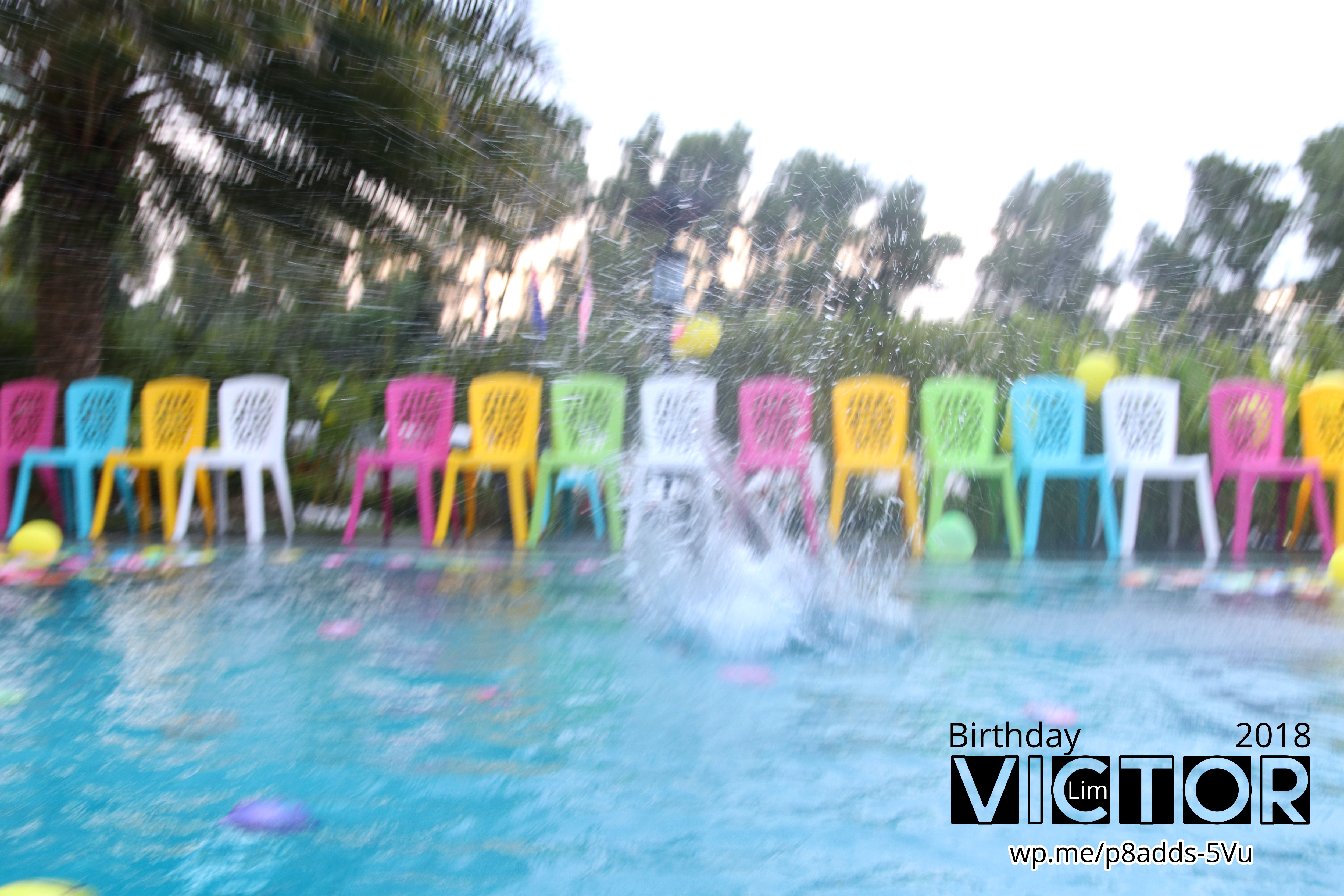 Victor Lim Birthday 2018 in Malaysia Party Buffet Swimming Fun A20