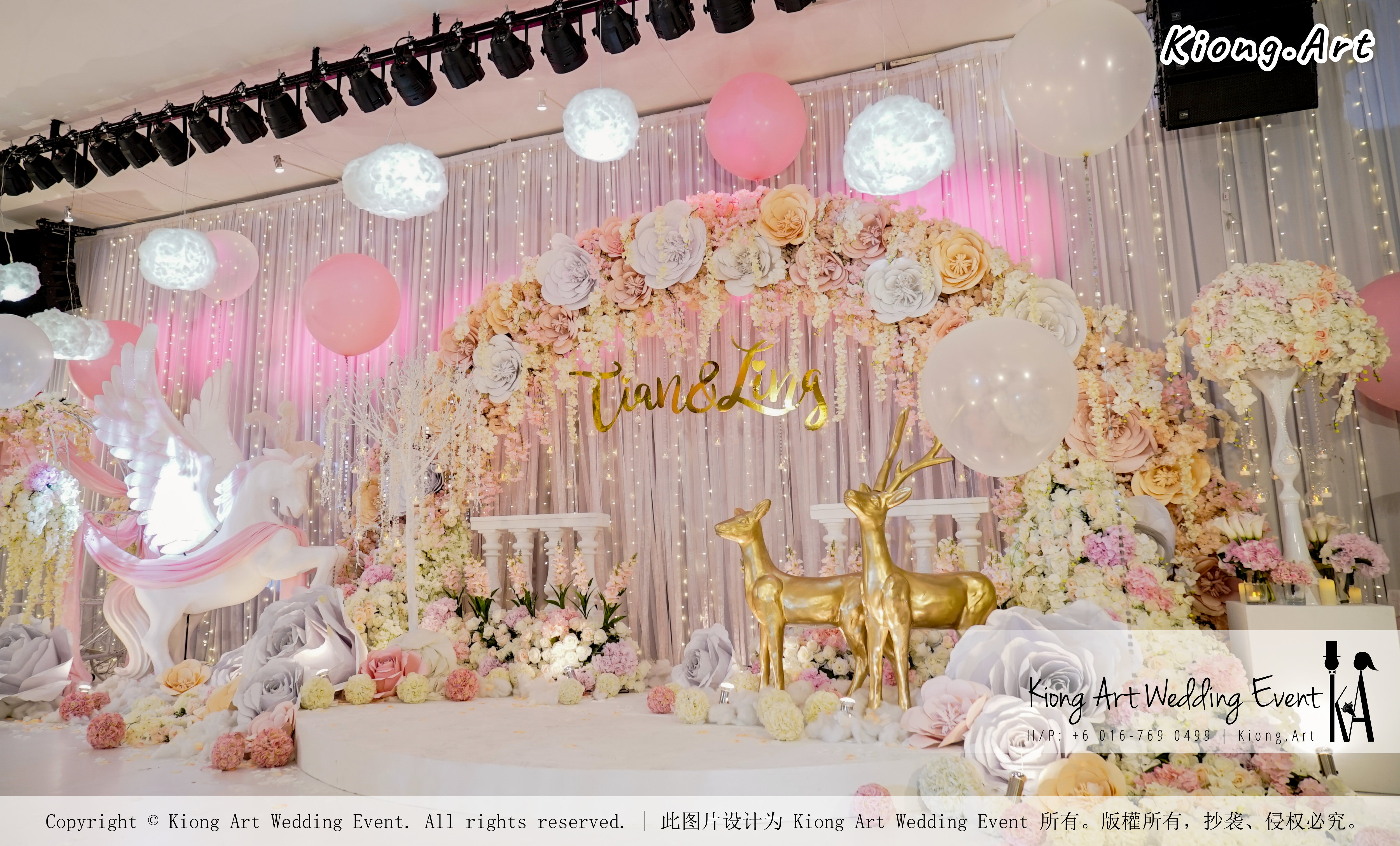Kiong Art Wedding Event Kuala Lumpur Malaysia Event and Wedding Decoration Company One-stop Wedding Planning Services Wedding Theme Fantasy Secret Garden Restoran SY Muar A03-07