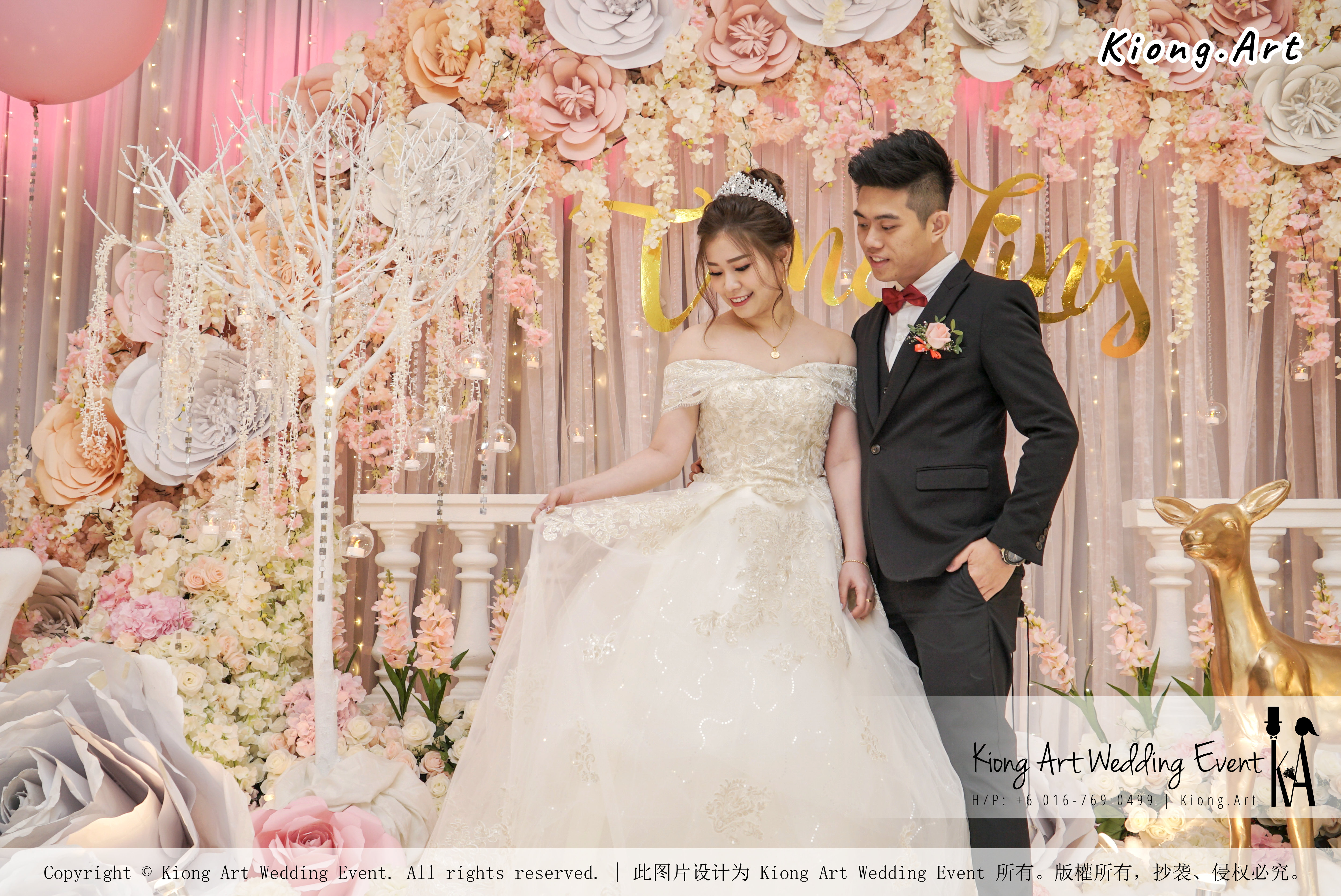 Kiong Art Wedding Event Kuala Lumpur Malaysia Event and Wedding Decoration Company One-stop Wedding Planning Services Wedding Theme Fantasy Secret Garden Restoran SY Muar A03-13
