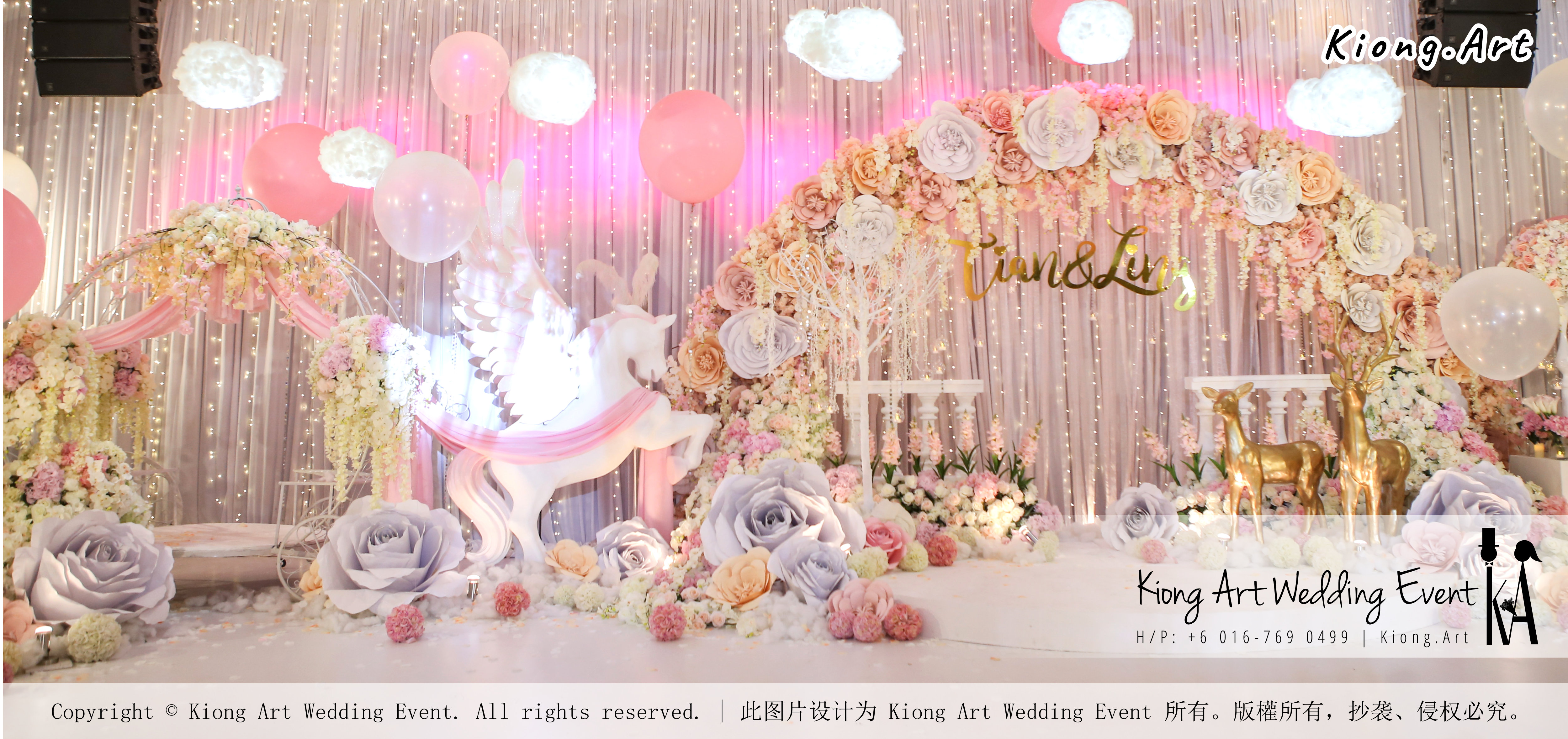 Kiong Art Wedding Event Kuala Lumpur Malaysia Event and Wedding Decoration Company One-stop Wedding Planning Services Wedding Theme Fantasy Secret Garden Restoran SY Muar A03-35