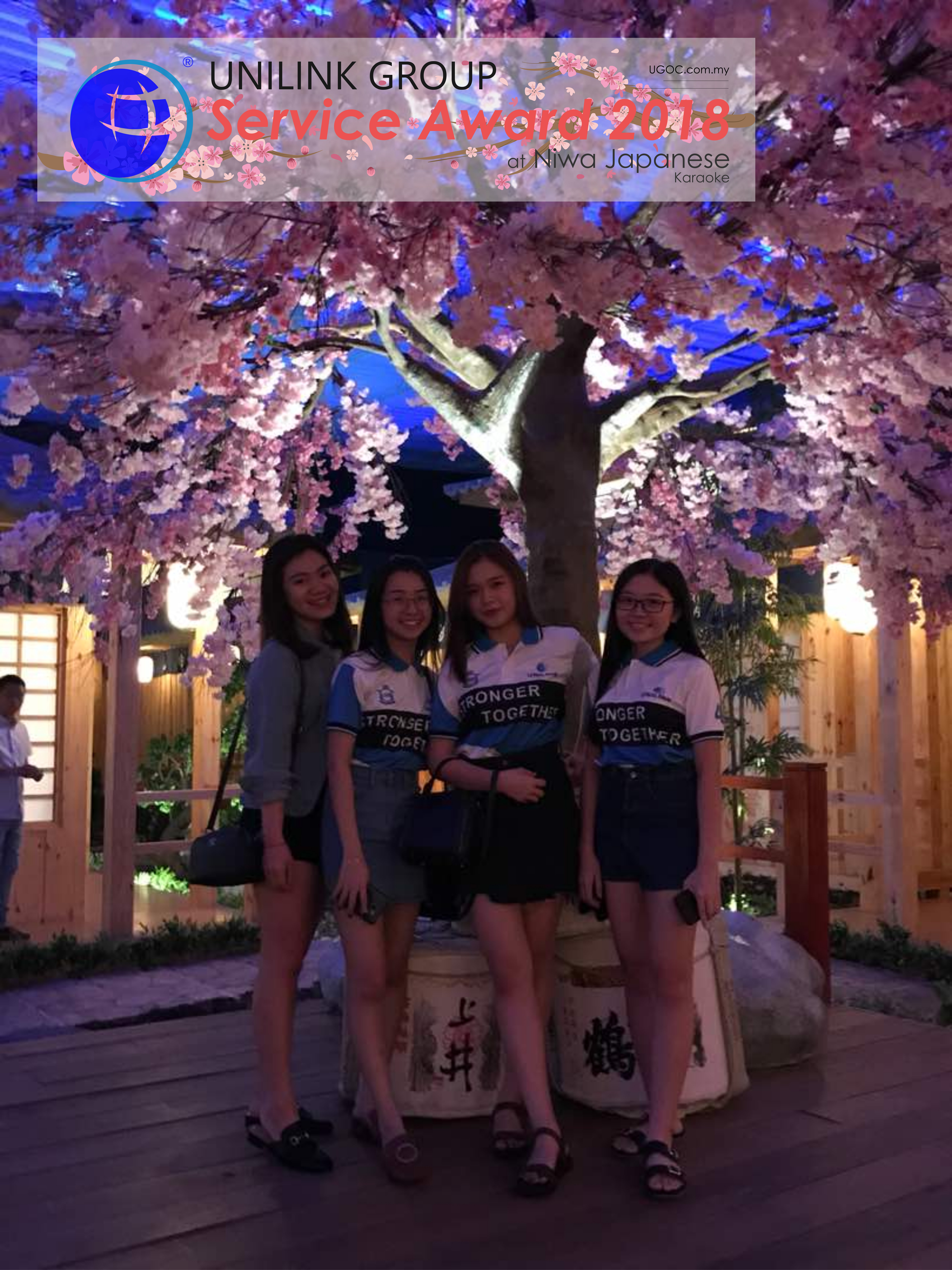 Unilink Group 5 and 10 Years Service Award Night 2018 from Agensi Pekerjaan Unilink Prospects Sdn Bhd at Niwa Japanese Karaoke 01