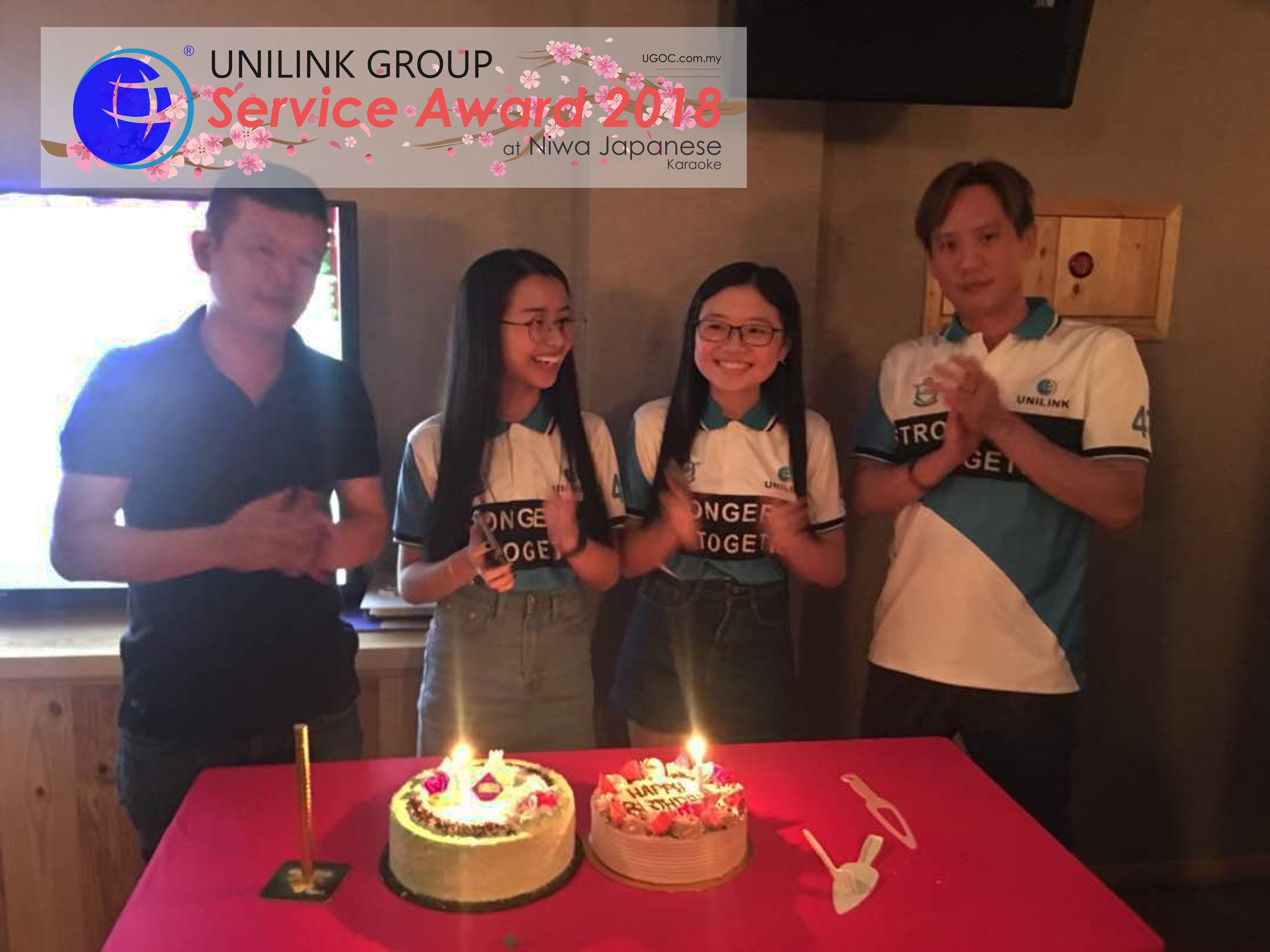 Unilink Group 5 and 10 Years Service Award Night 2018 from Agensi Pekerjaan Unilink Prospects Sdn Bhd at Niwa Japanese Karaoke 05