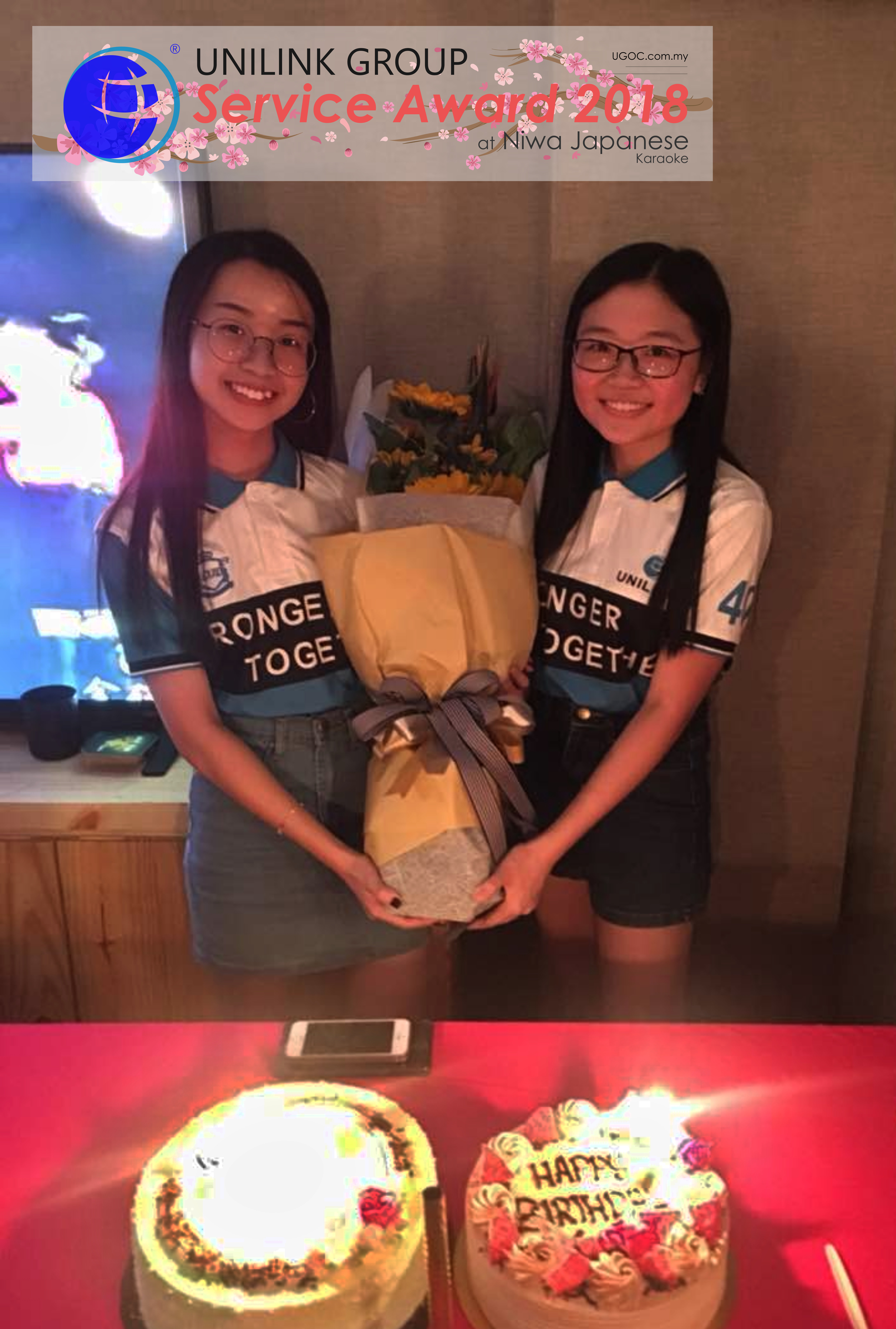 Unilink Group 5 and 10 Years Service Award Night 2018 from Agensi Pekerjaan Unilink Prospects Sdn Bhd at Niwa Japanese Karaoke 07