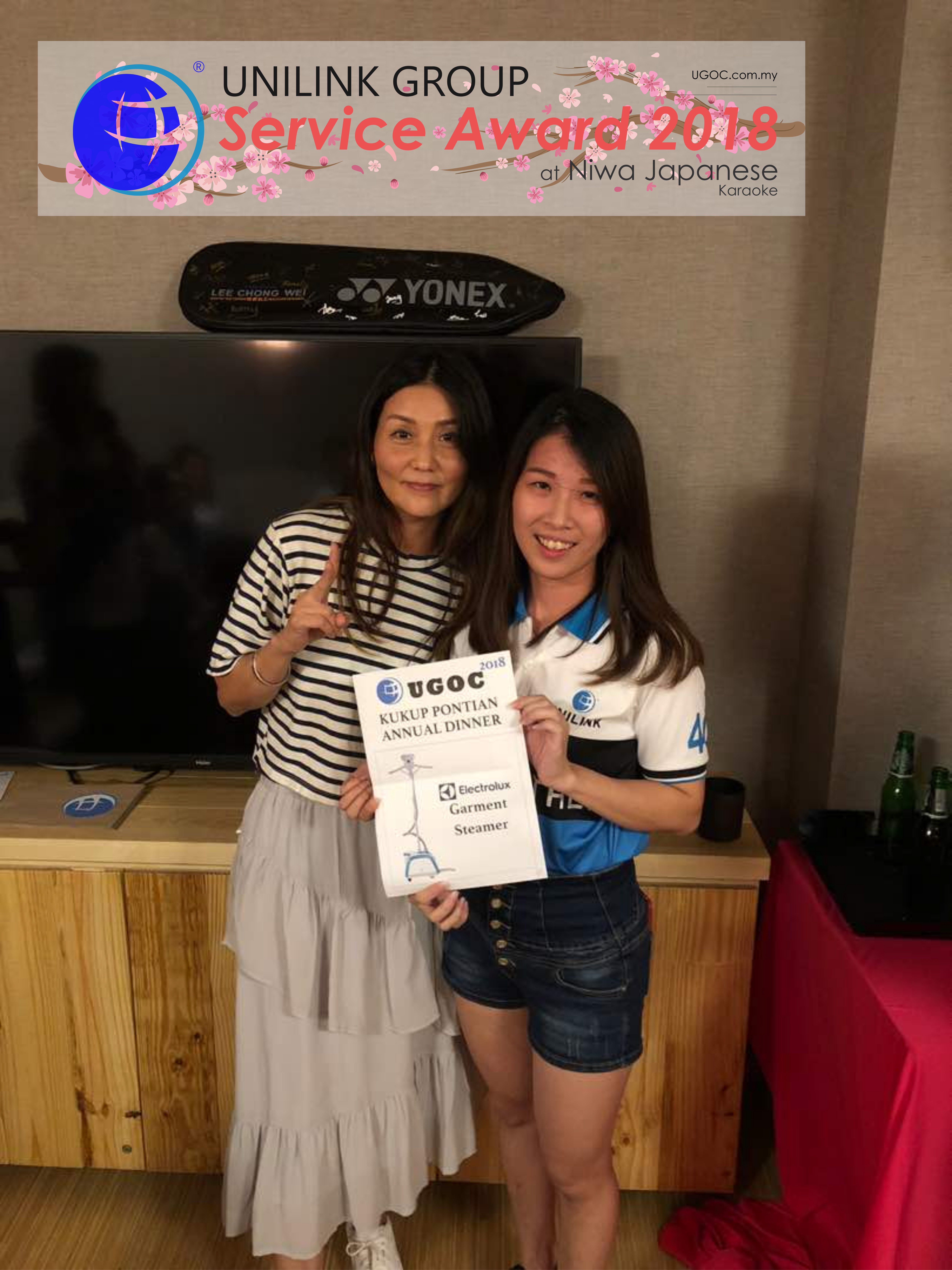 Unilink Group 5 and 10 Years Service Award Night 2018 from Agensi Pekerjaan Unilink Prospects Sdn Bhd at Niwa Japanese Karaoke 15