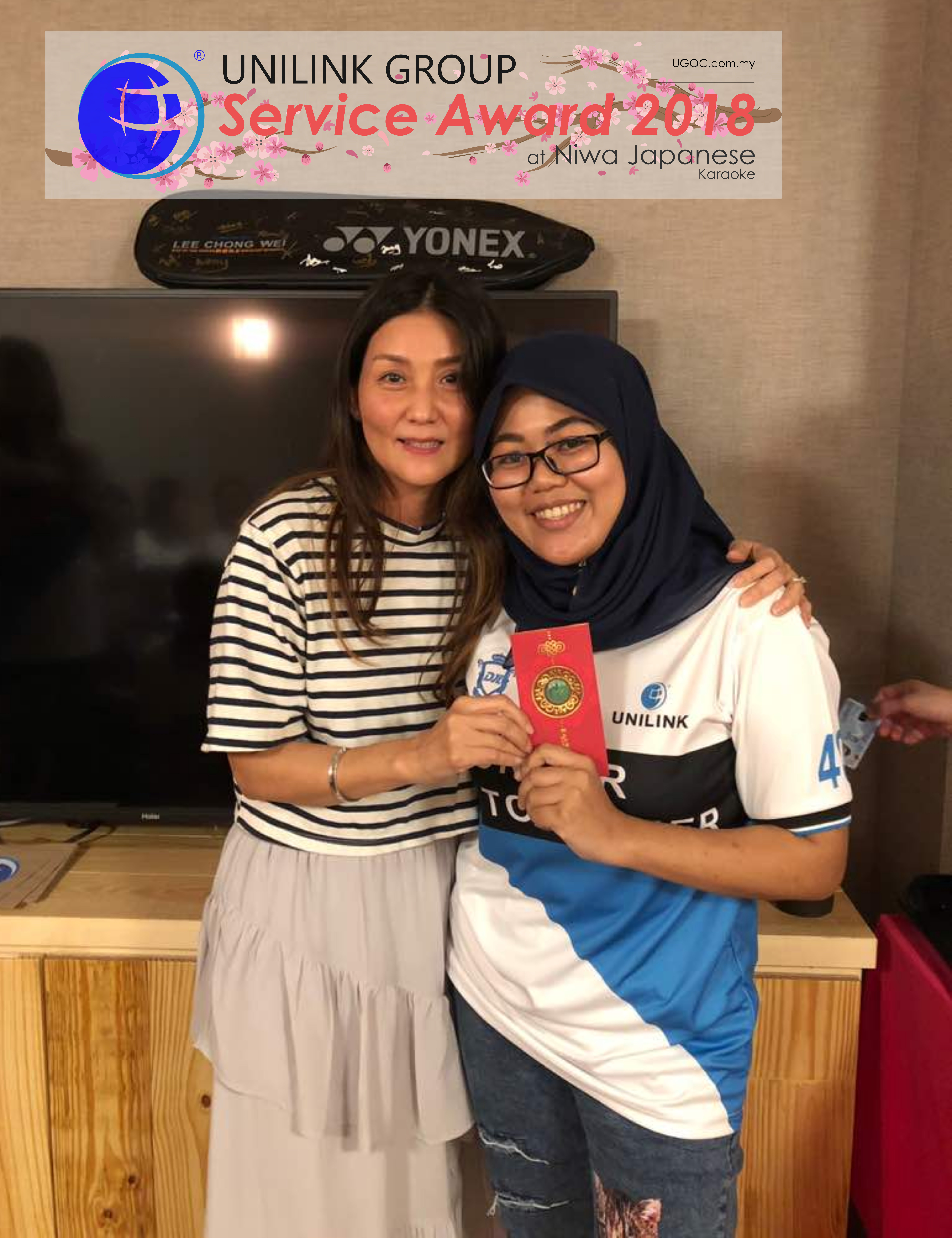 Unilink Group 5 and 10 Years Service Award Night 2018 from Agensi Pekerjaan Unilink Prospects Sdn Bhd at Niwa Japanese Karaoke 22