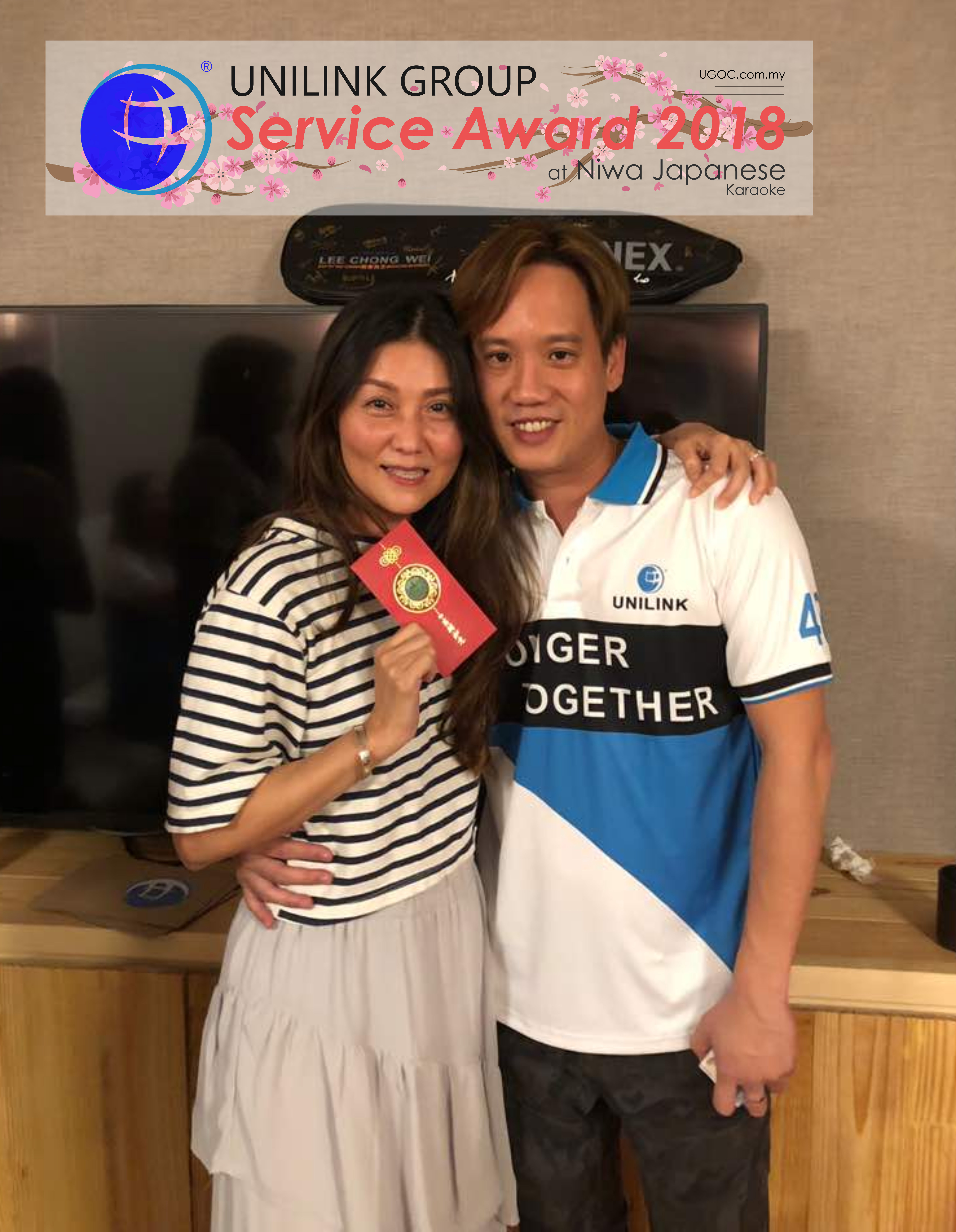 Unilink Group 5 and 10 Years Service Award Night 2018 from Agensi Pekerjaan Unilink Prospects Sdn Bhd at Niwa Japanese Karaoke 23