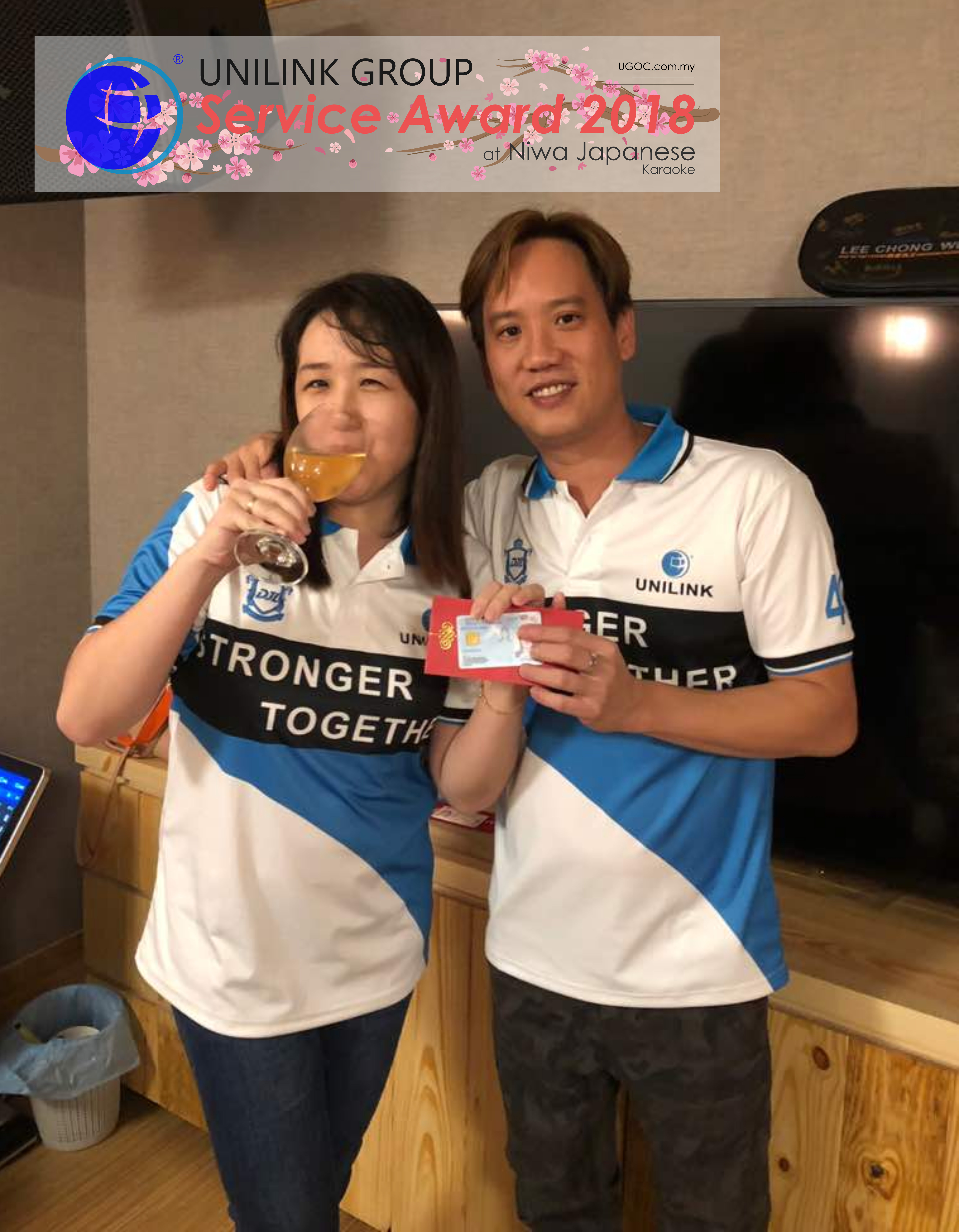 Unilink Group 5 and 10 Years Service Award Night 2018 from Agensi Pekerjaan Unilink Prospects Sdn Bhd at Niwa Japanese Karaoke 29