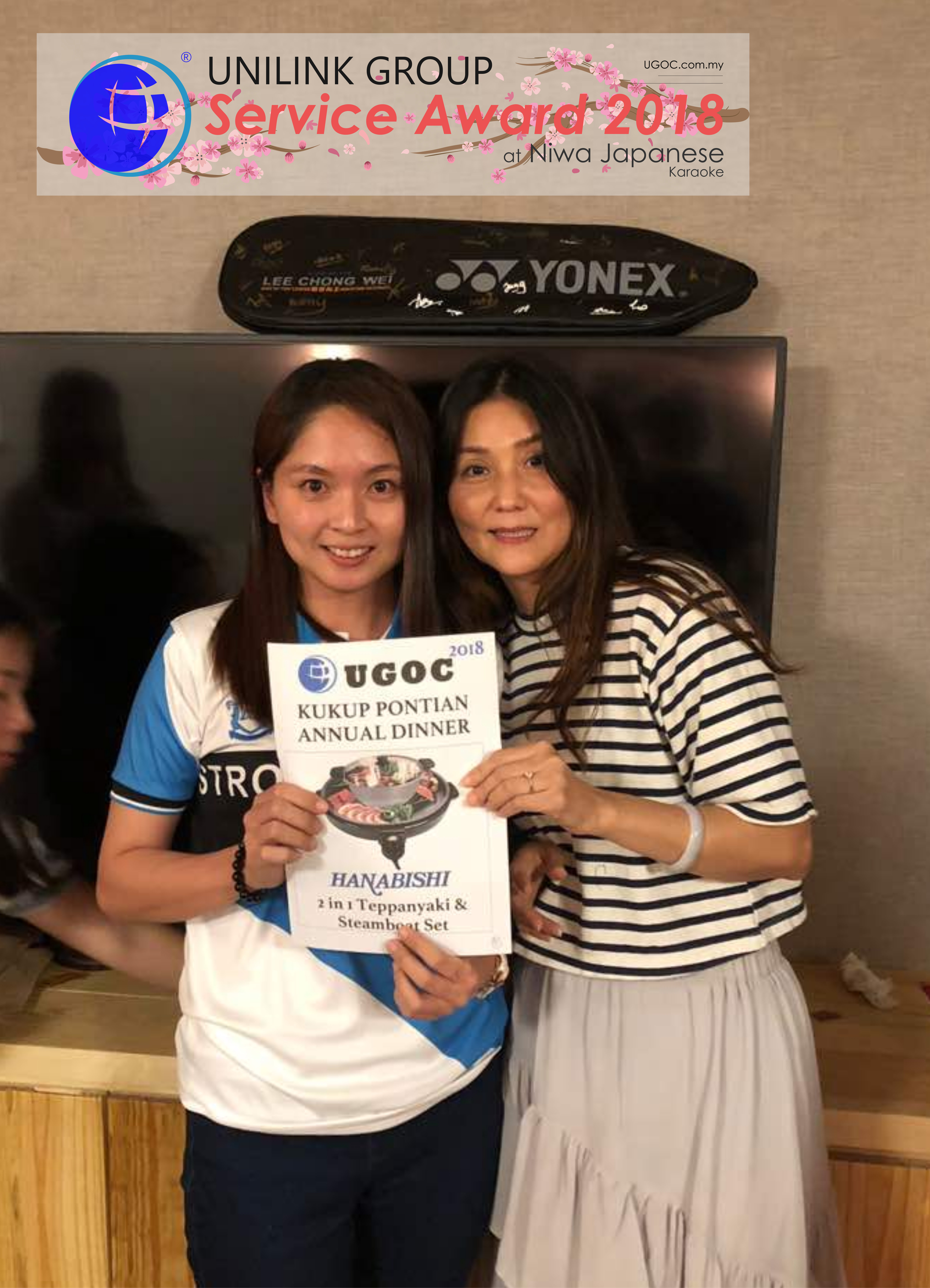 Unilink Group 5 and 10 Years Service Award Night 2018 from Agensi Pekerjaan Unilink Prospects Sdn Bhd at Niwa Japanese Karaoke 38