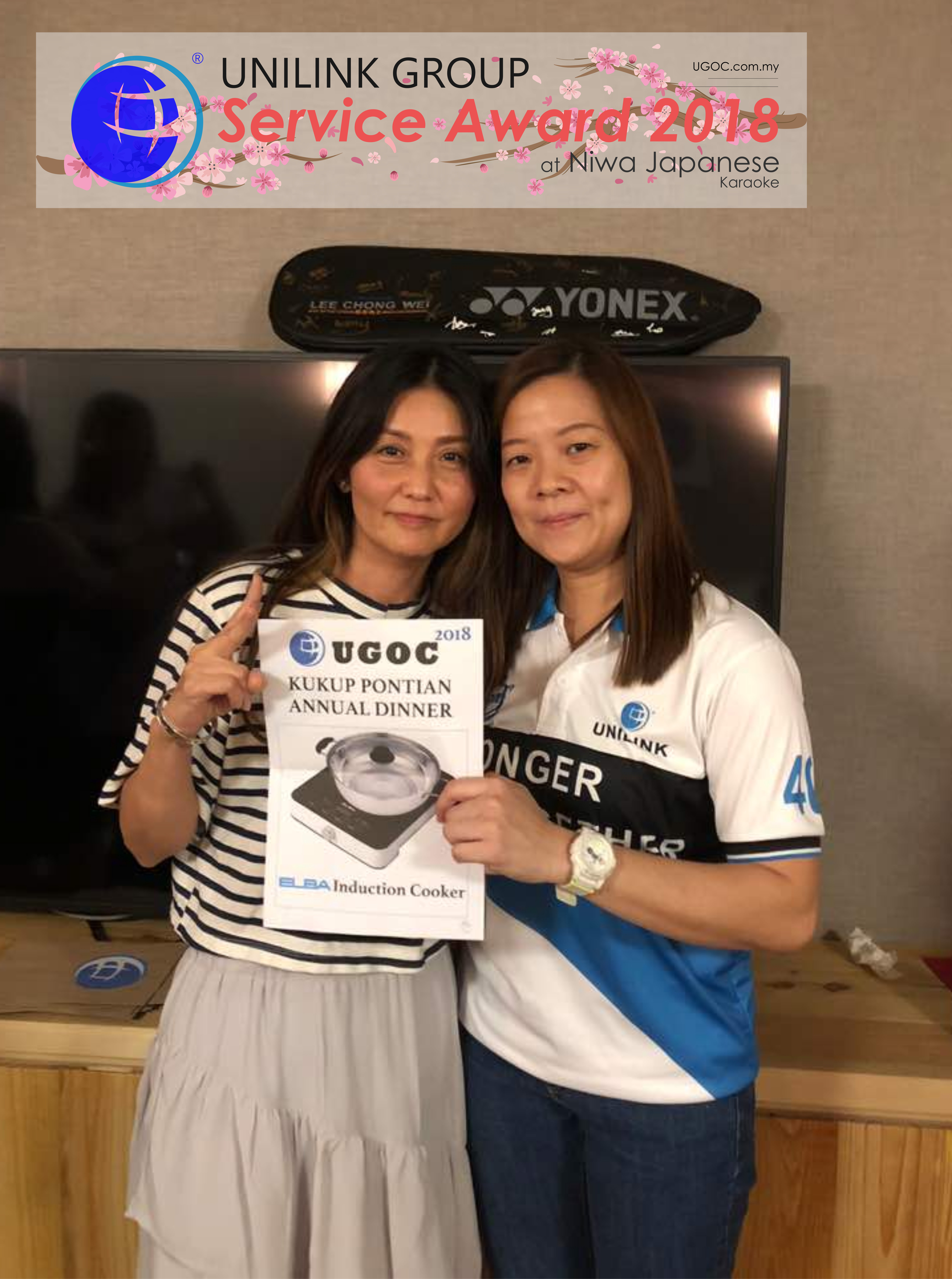 Unilink Group 5 and 10 Years Service Award Night 2018 from Agensi Pekerjaan Unilink Prospects Sdn Bhd at Niwa Japanese Karaoke 39