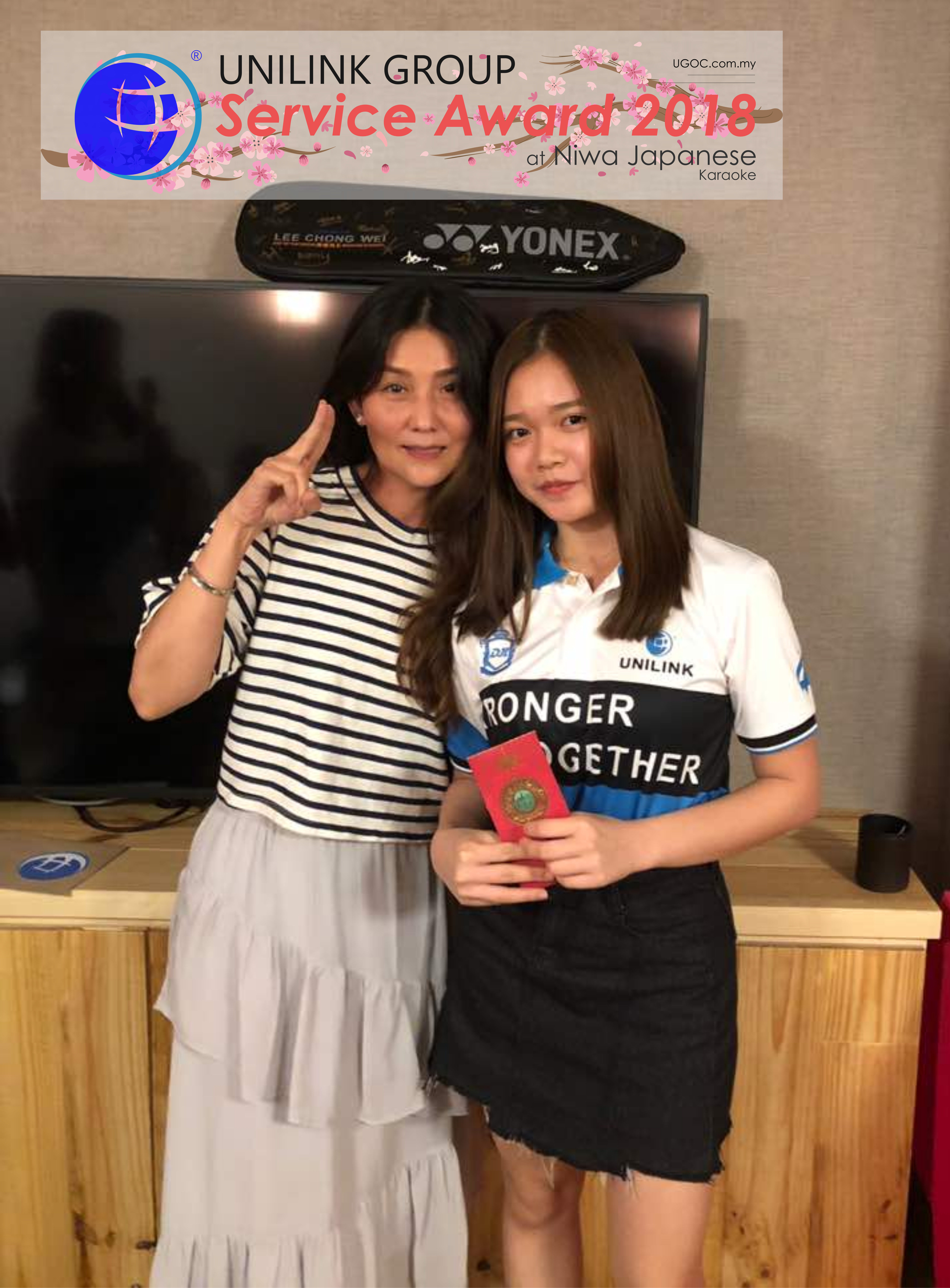 Unilink Group 5 and 10 Years Service Award Night 2018 from Agensi Pekerjaan Unilink Prospects Sdn Bhd at Niwa Japanese Karaoke 40