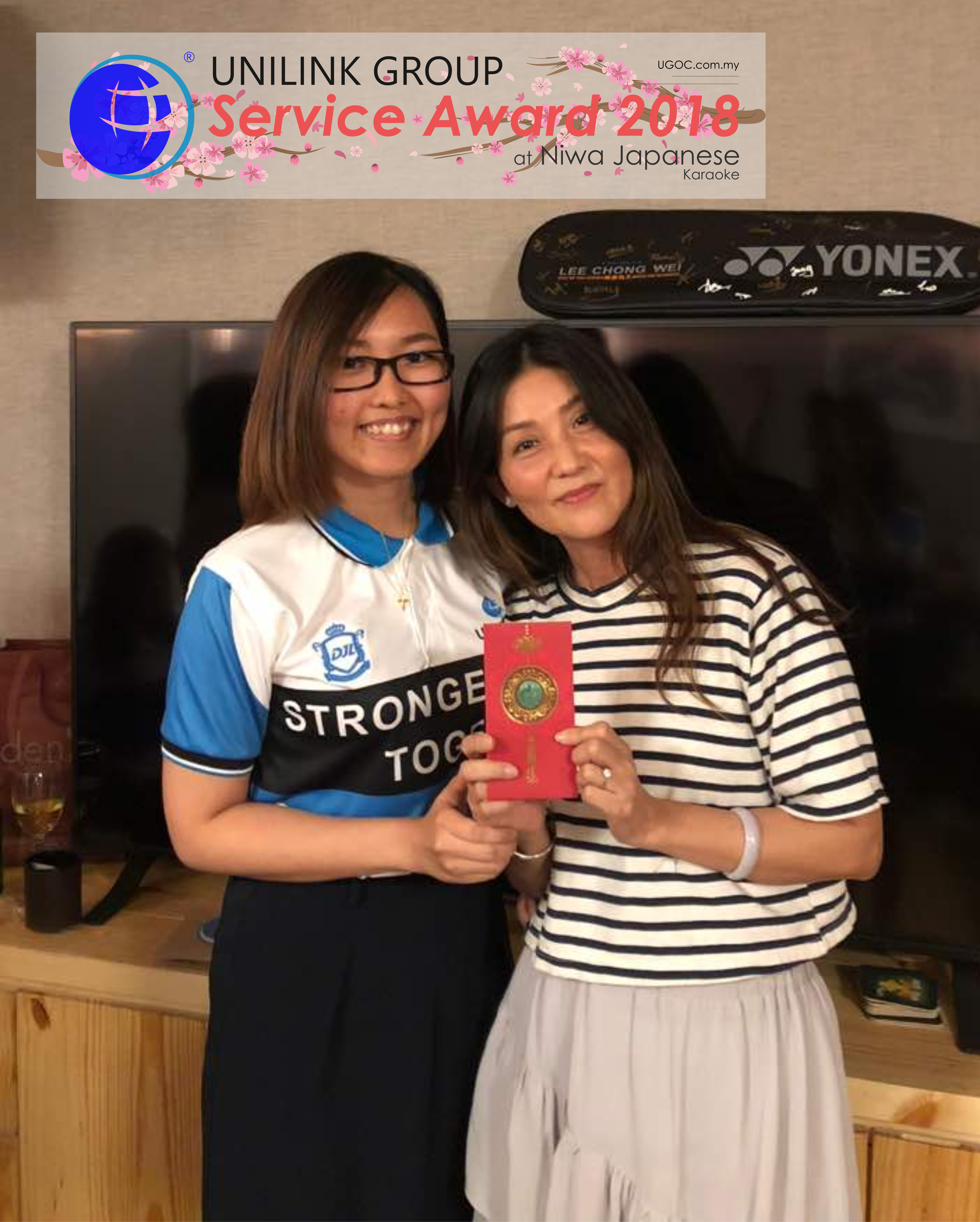 Unilink Group 5 and 10 Years Service Award Night 2018 from Agensi Pekerjaan Unilink Prospects Sdn Bhd at Niwa Japanese Karaoke 47