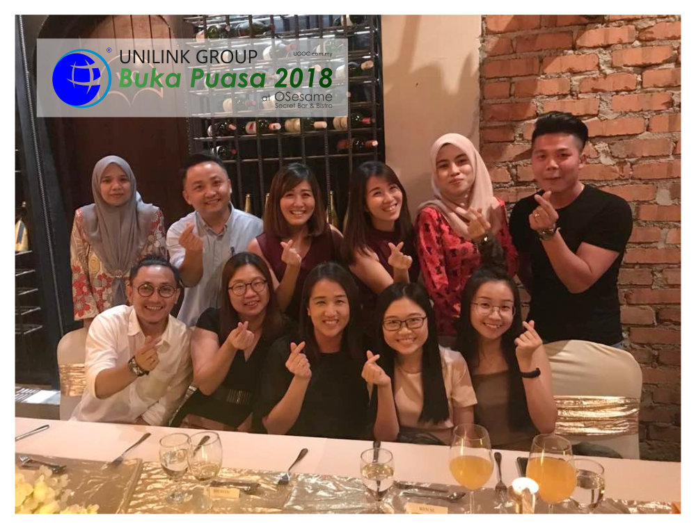 Unilink Group Buka Puasa Dinner 2018 Selamat Hari Raya Aidilfitri from Agensi Pekerjaan Unilink Prospects Sdn Bhd at Osesame Secret Bar and Bistro 32