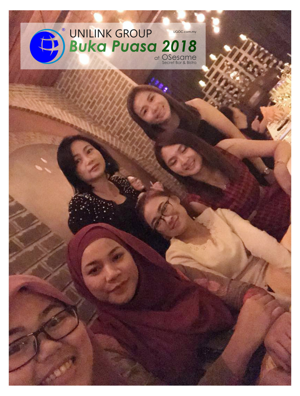 Unilink Group Buka Puasa Dinner 2018 Selamat Hari Raya Aidilfitri from Agensi Pekerjaan Unilink Prospects Sdn Bhd at Osesame Secret Bar and Bistro 35