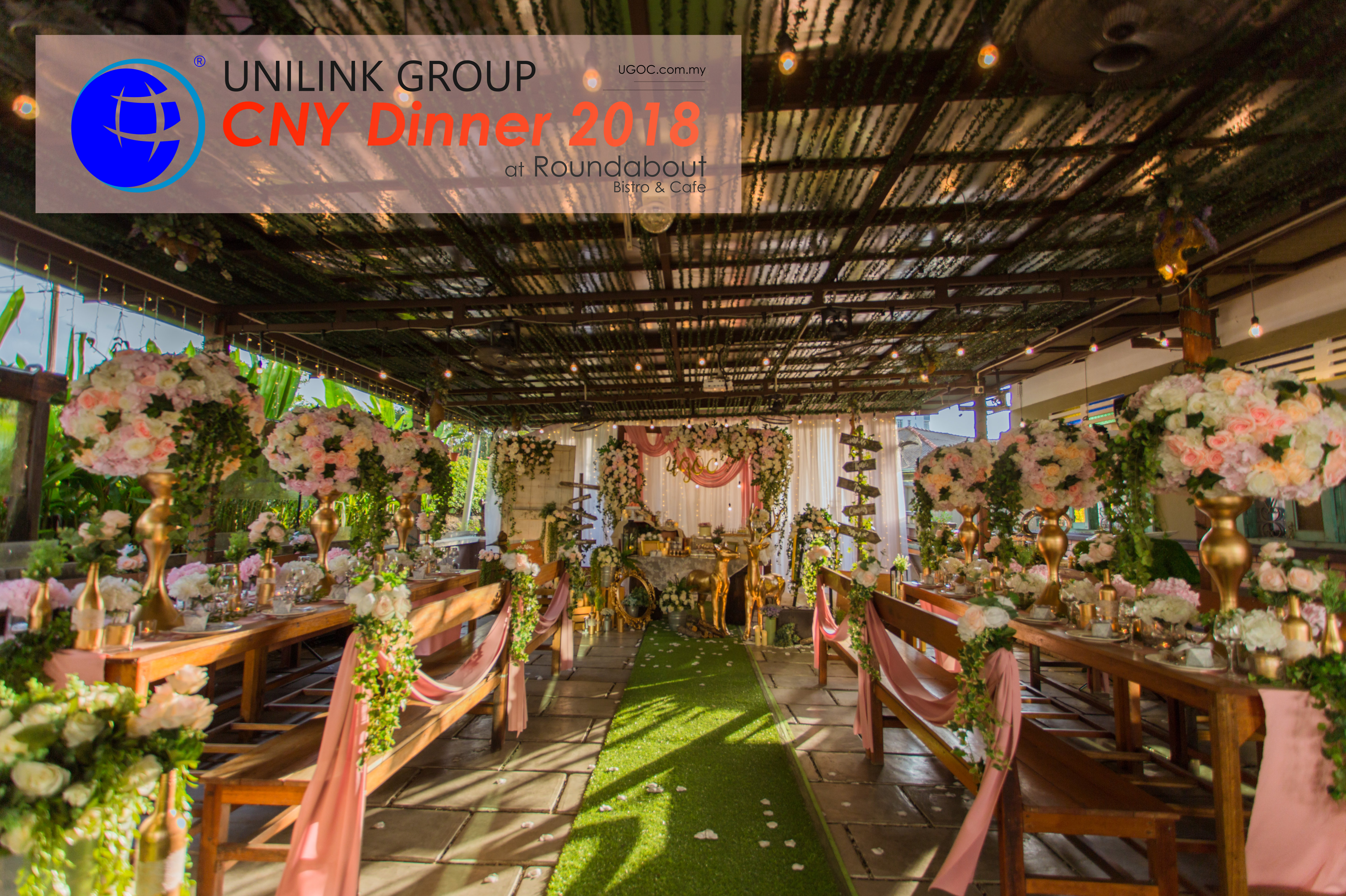 Unilink Group Chinese New Year Dinner 2018 from Agensi Pekerjaan Unilink Prospects Sdn Bhd at Roundabout Bisrto and Cafe 01