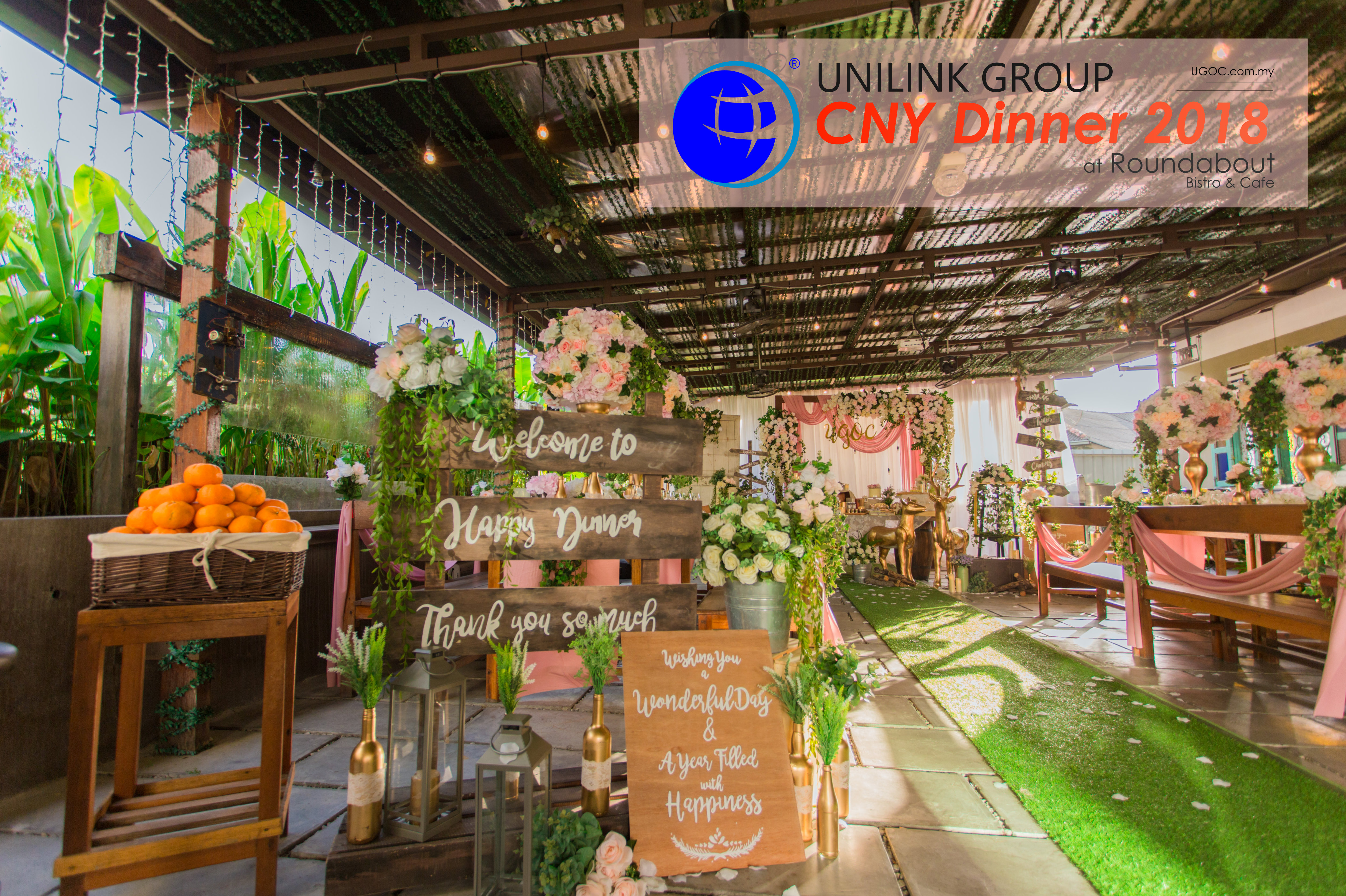 Unilink Group Chinese New Year Dinner 2018 from Agensi Pekerjaan Unilink Prospects Sdn Bhd at Roundabout Bisrto and Cafe 03