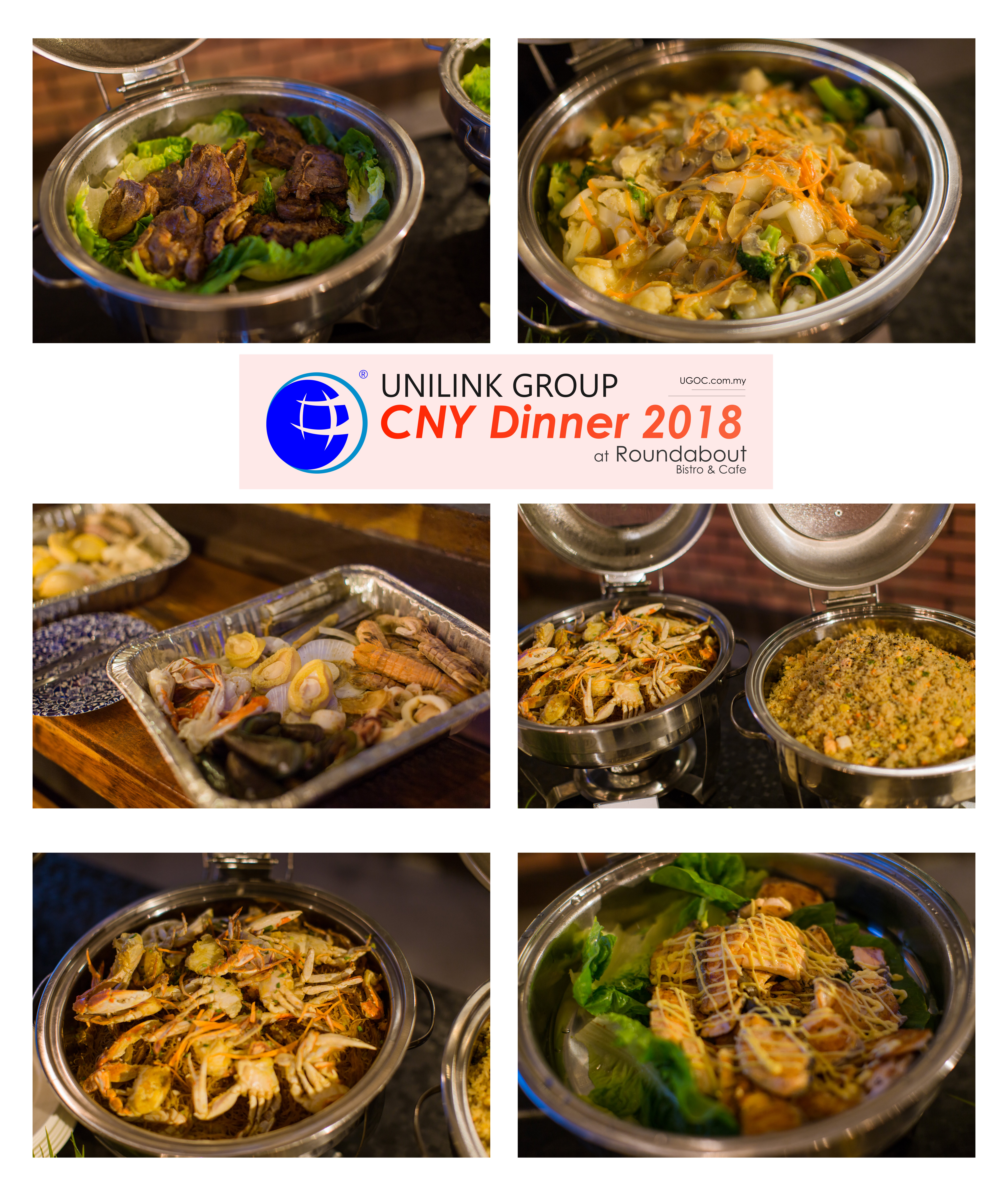 Unilink Group Chinese New Year Dinner 2018 from Agensi Pekerjaan Unilink Prospects Sdn Bhd at Roundabout Bisrto and Cafe 08