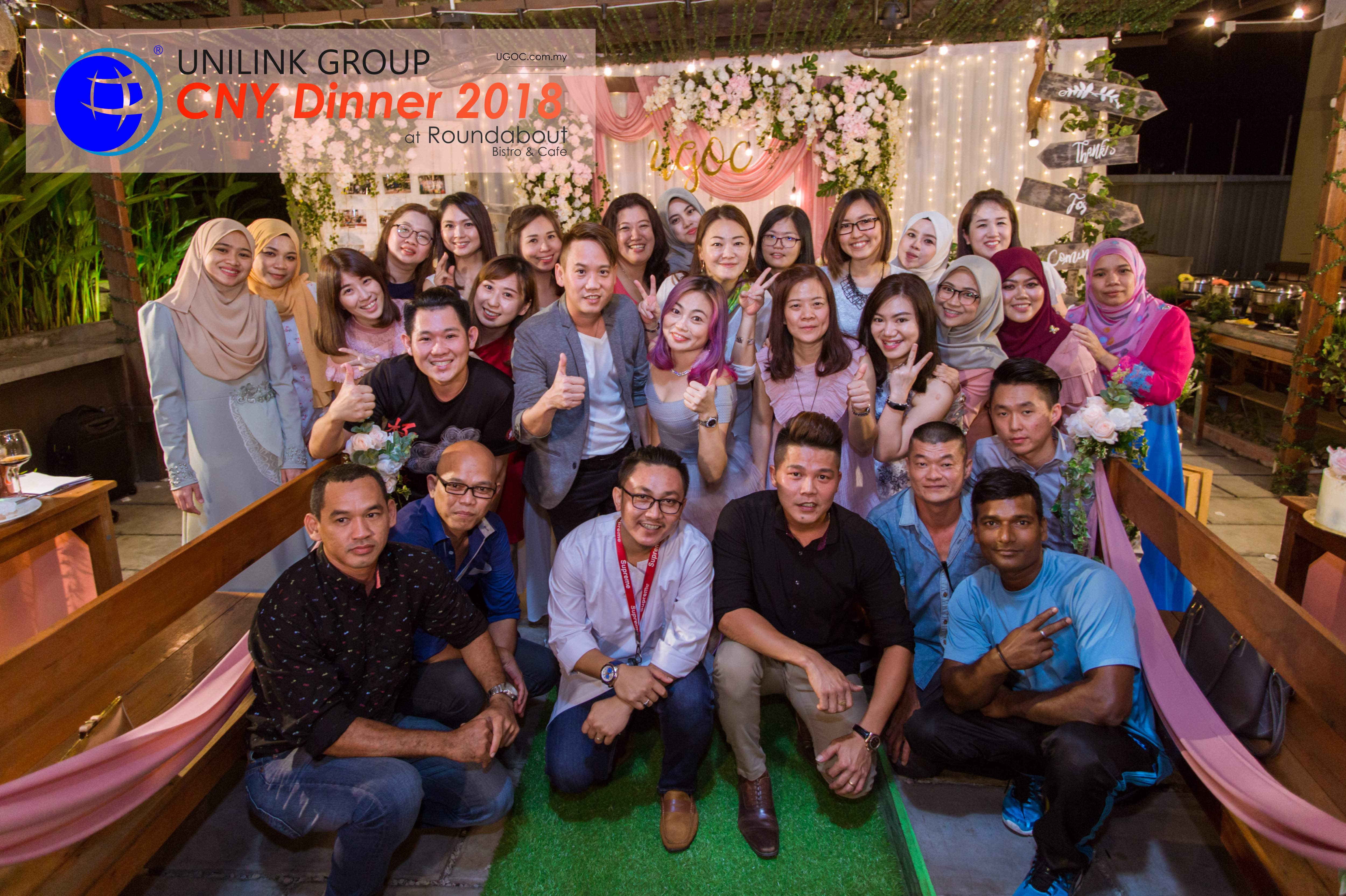 Unilink Group Chinese New Year Dinner 2018 from Agensi Pekerjaan Unilink Prospects Sdn Bhd at Roundabout Bisrto and Cafe 10